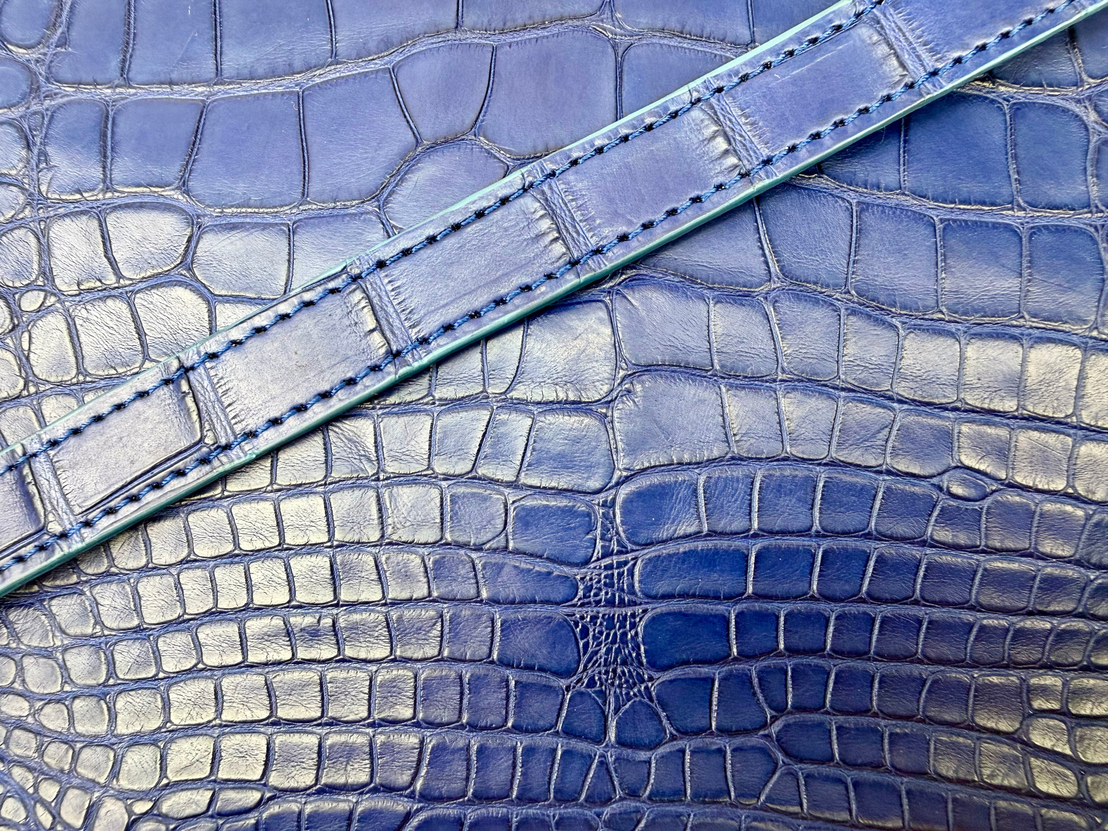 Saponetta Croco Blue