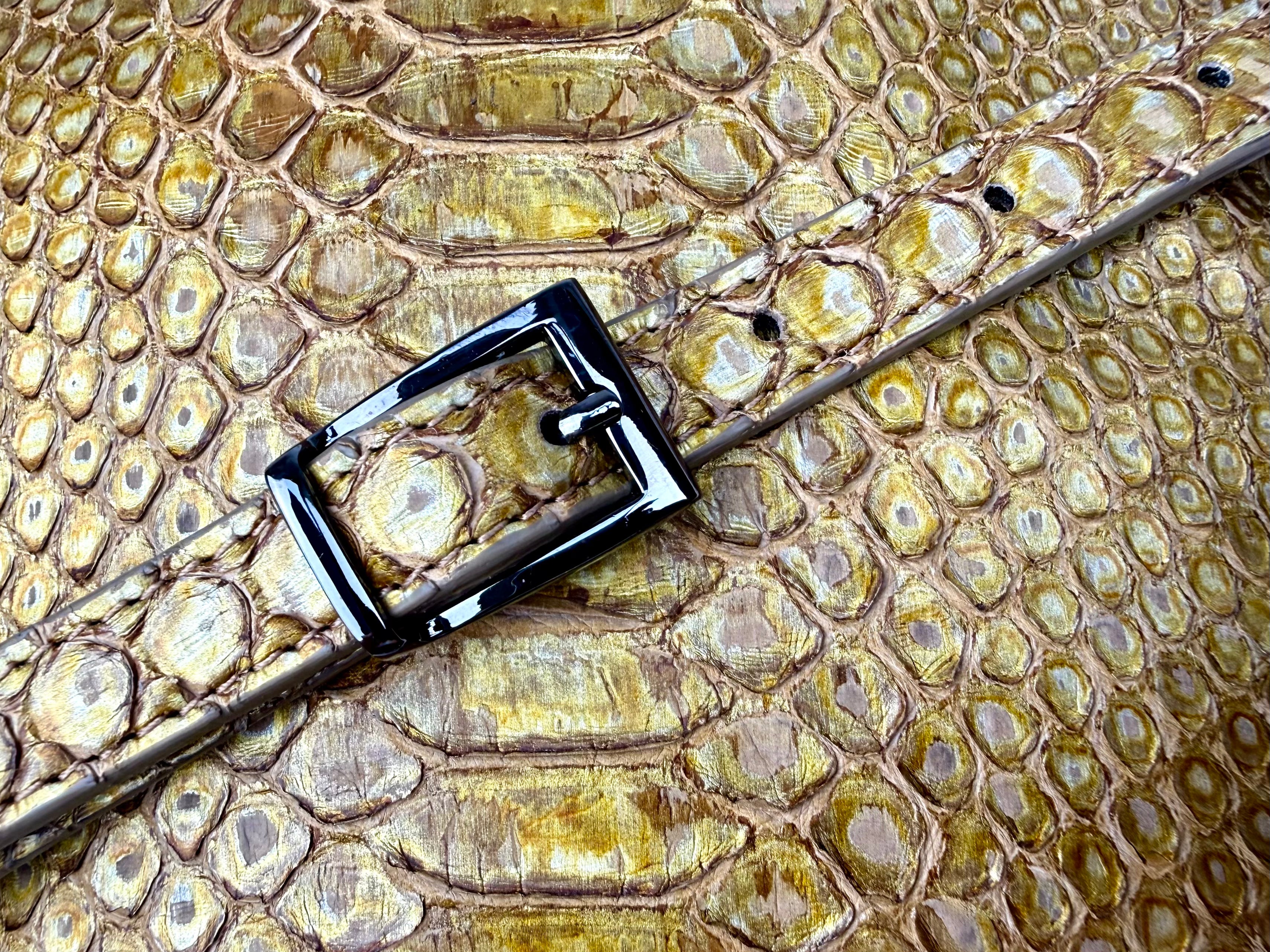 Saponetta Python Gold-Brown