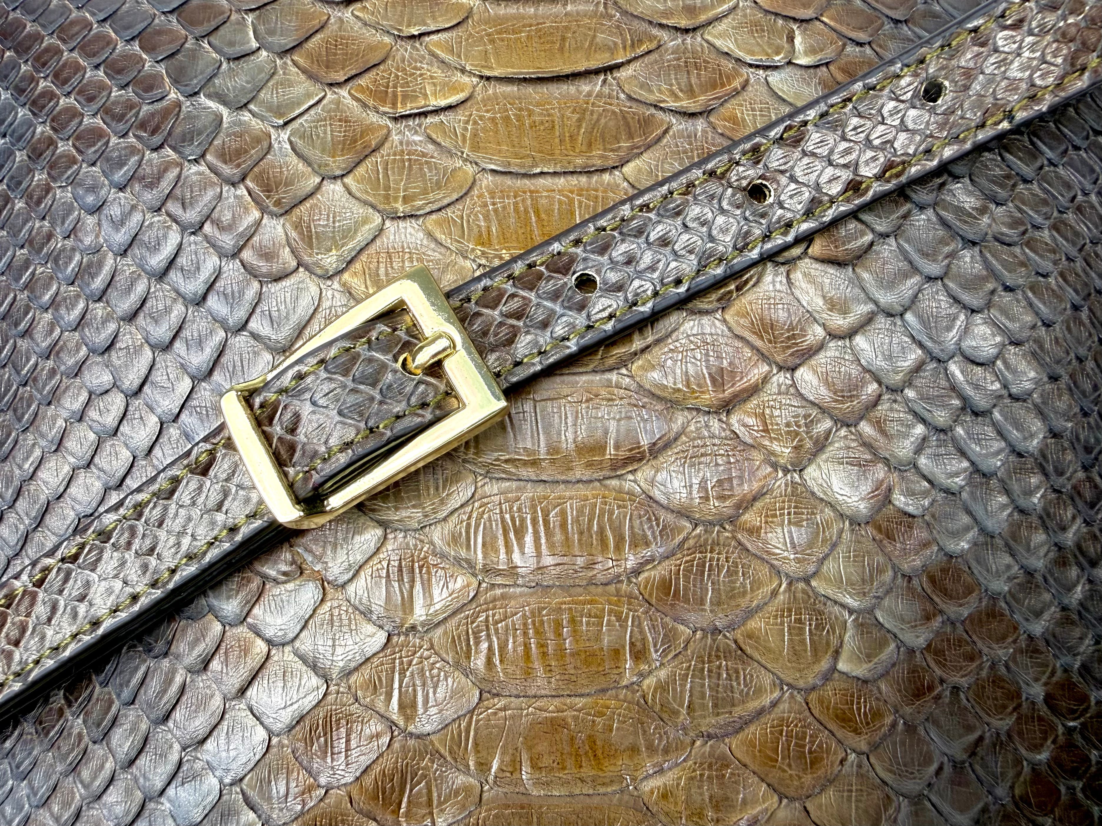 Saponetta Python Brown-Greige