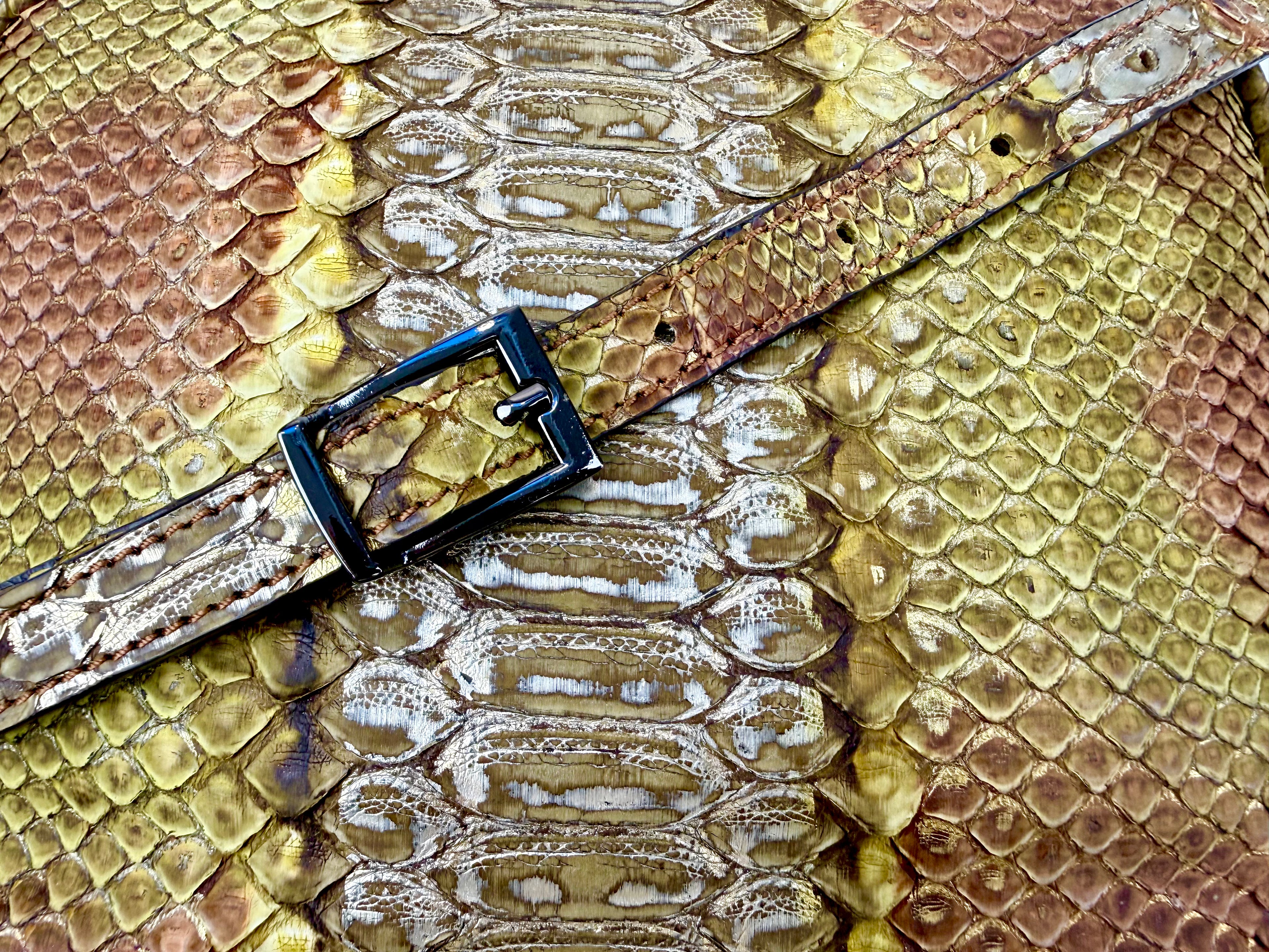Saponetta Python Gold-Brown
