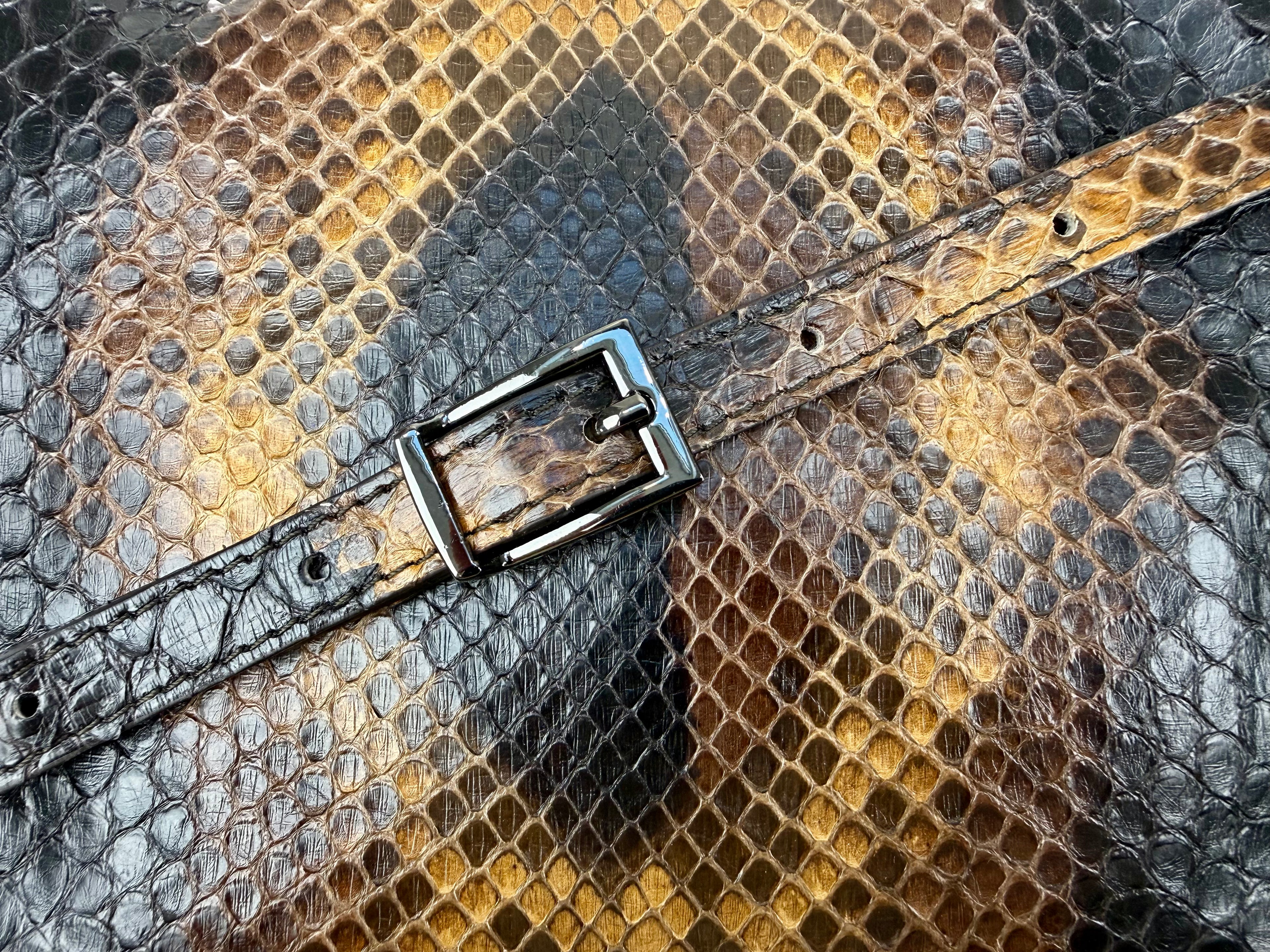 Saponetta Python Black-Brown