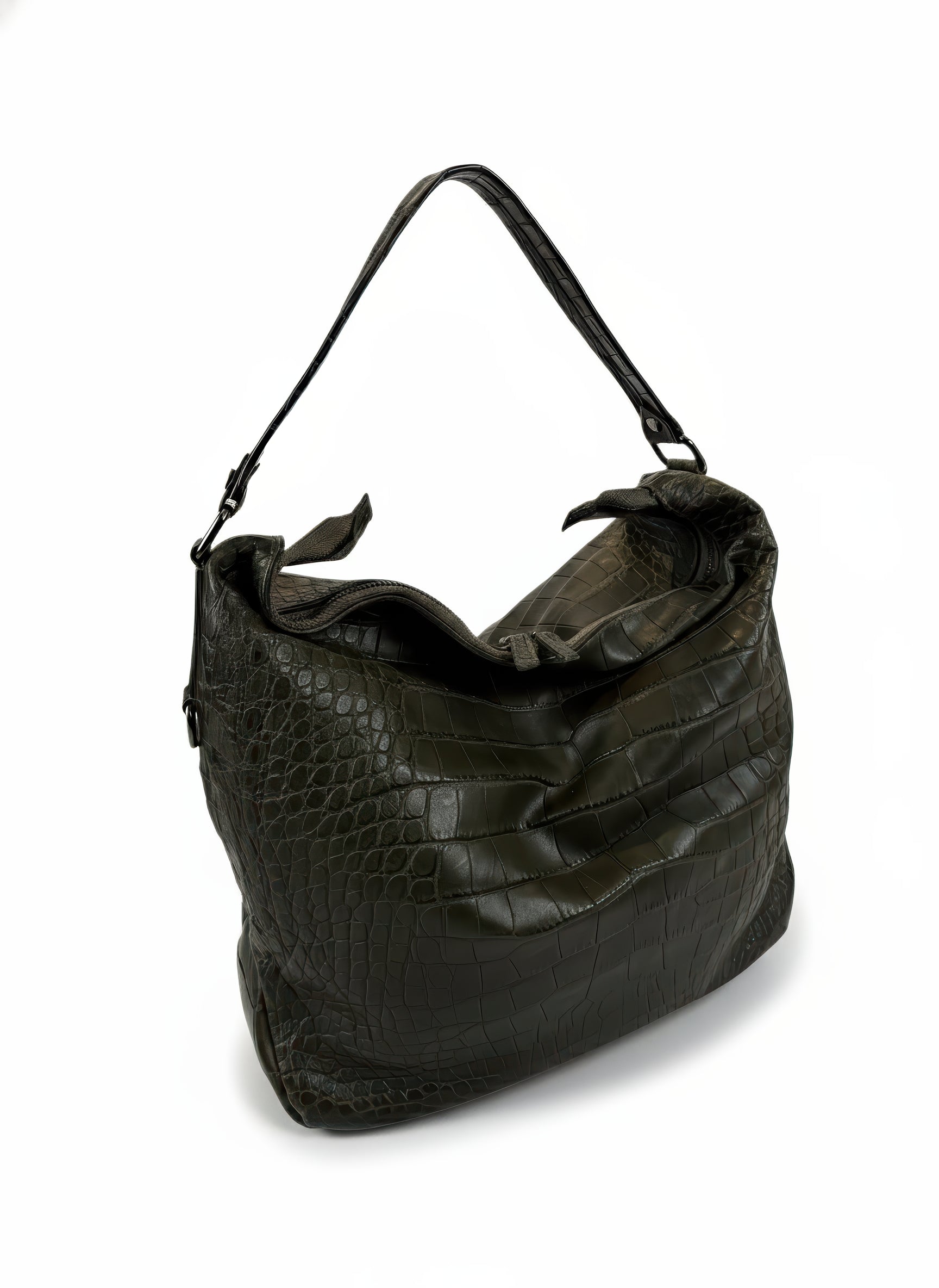 Petra Croco Dark Green