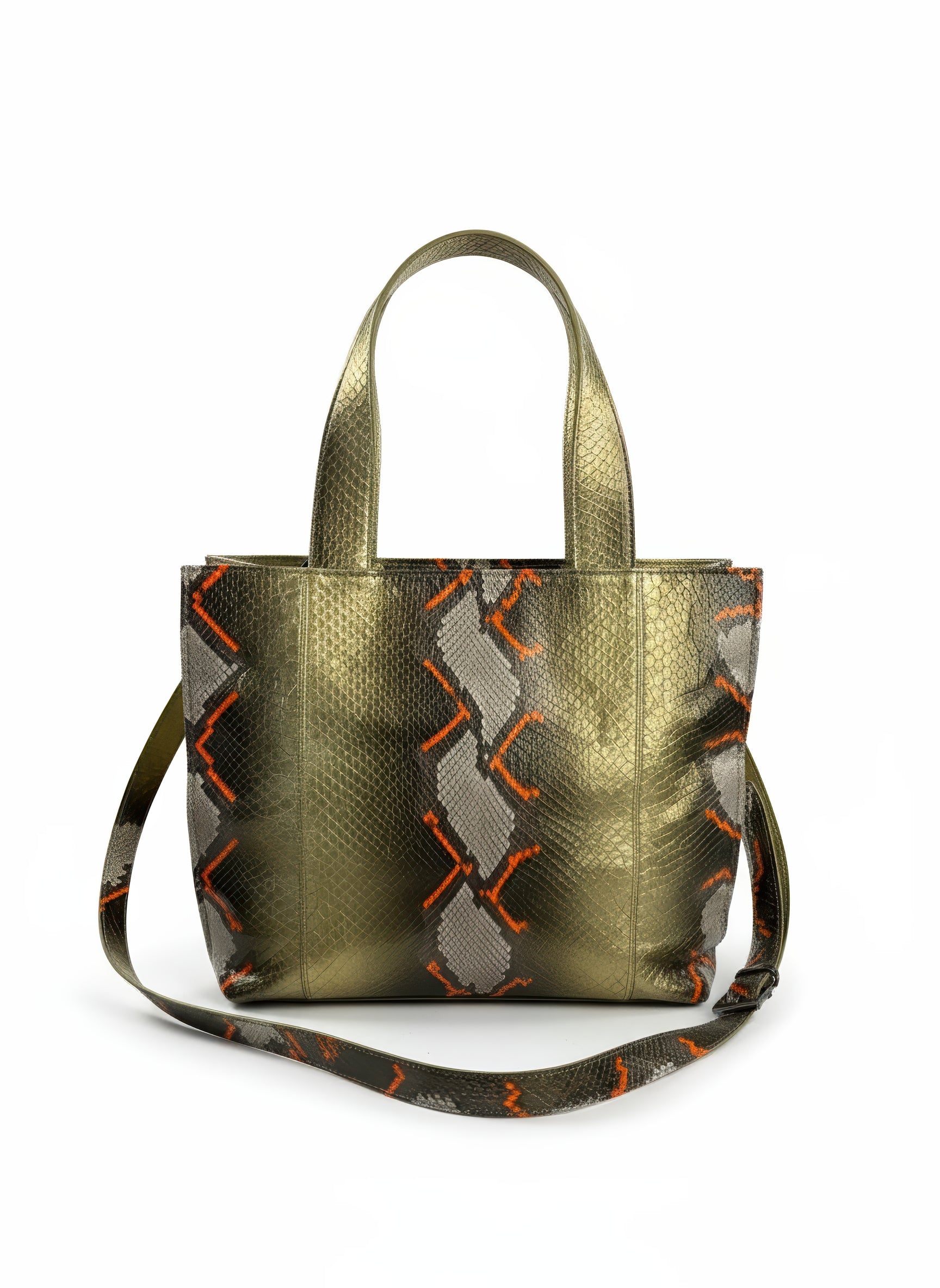 Shopper Python Gold-Orange