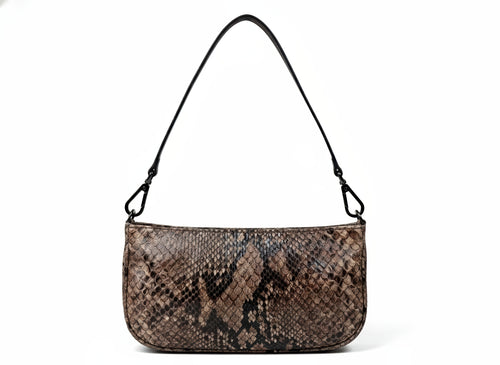 Baguette Python Brown-Black
