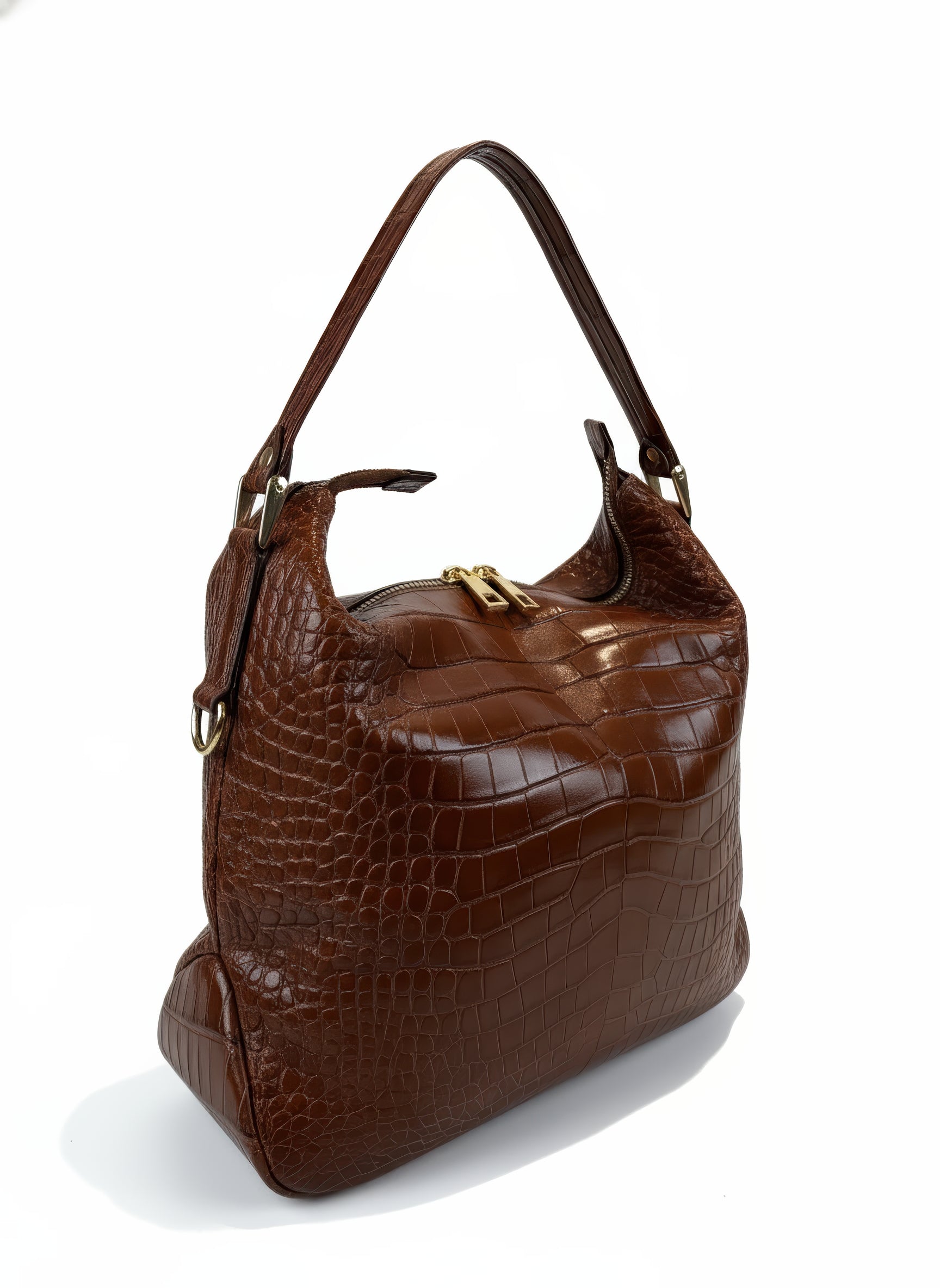 Petra Croco Cognac Brown