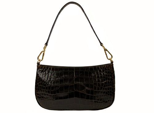 Baguette Croco Brown