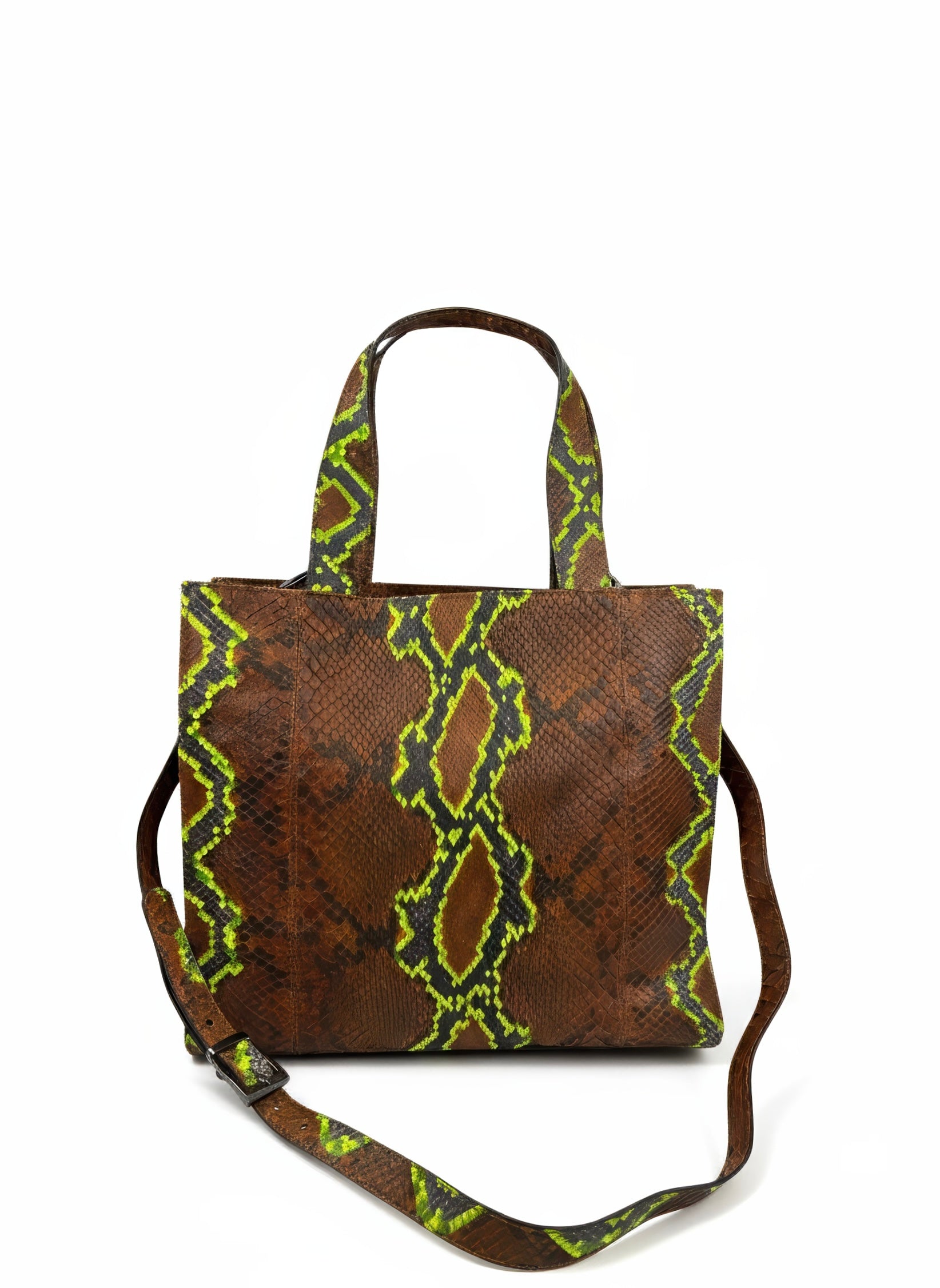 Shopper Python Brown-Green
