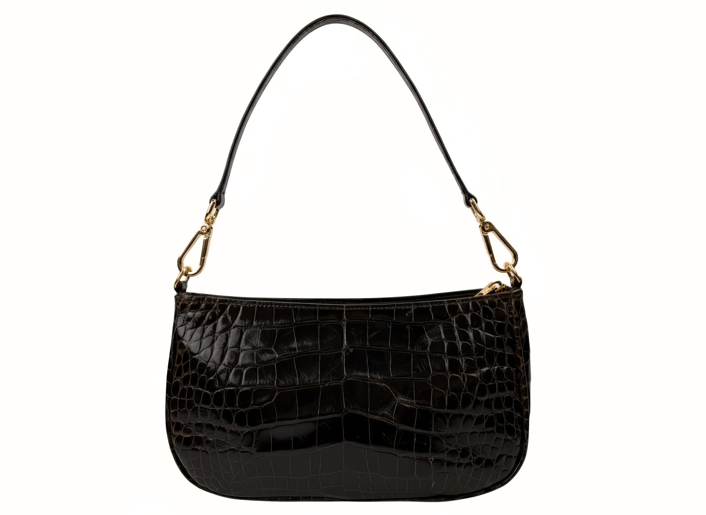 Baguette Croco Brown