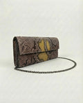 Short Clutch Yellow-Brown