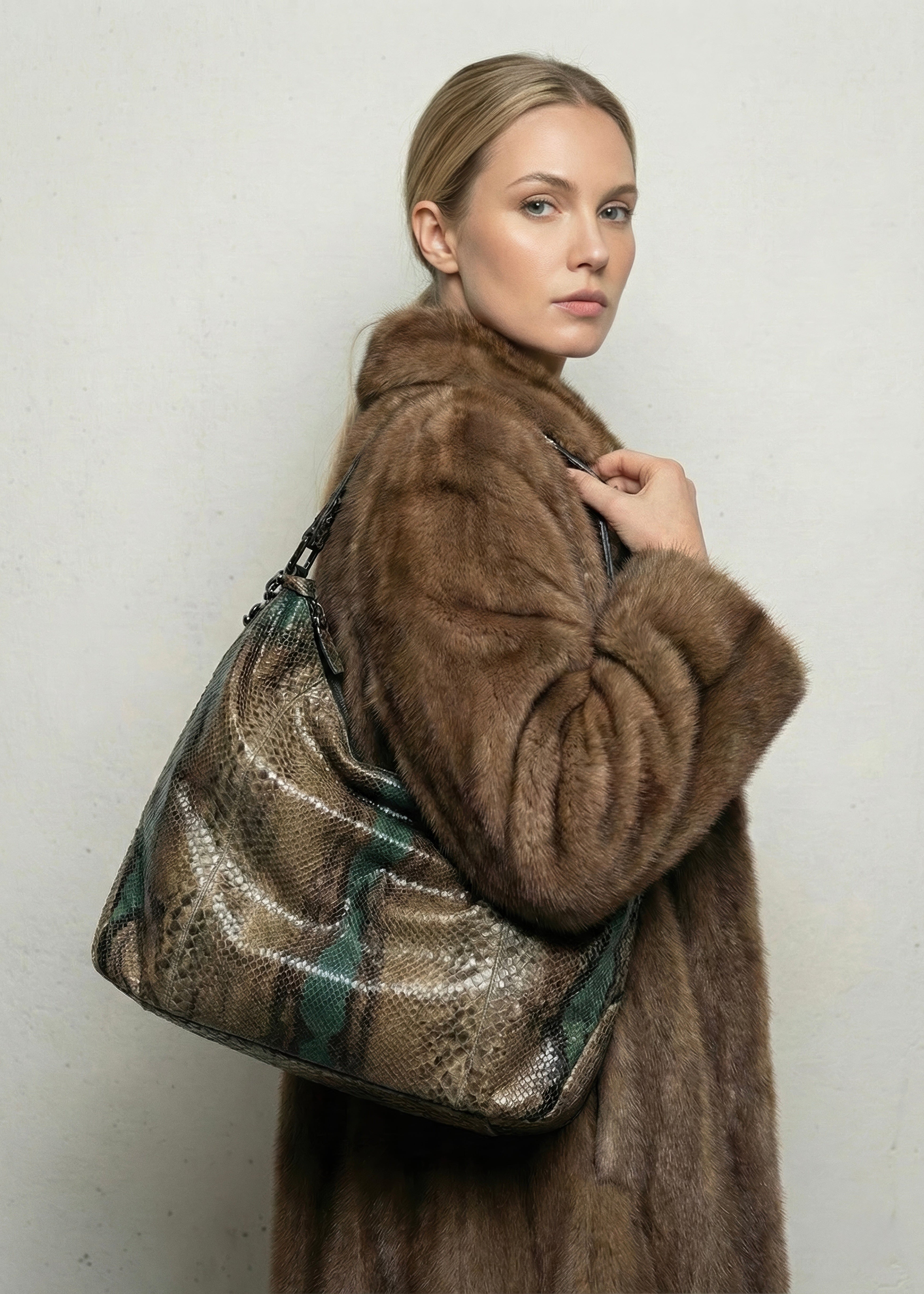 Petra Python Brown-Green