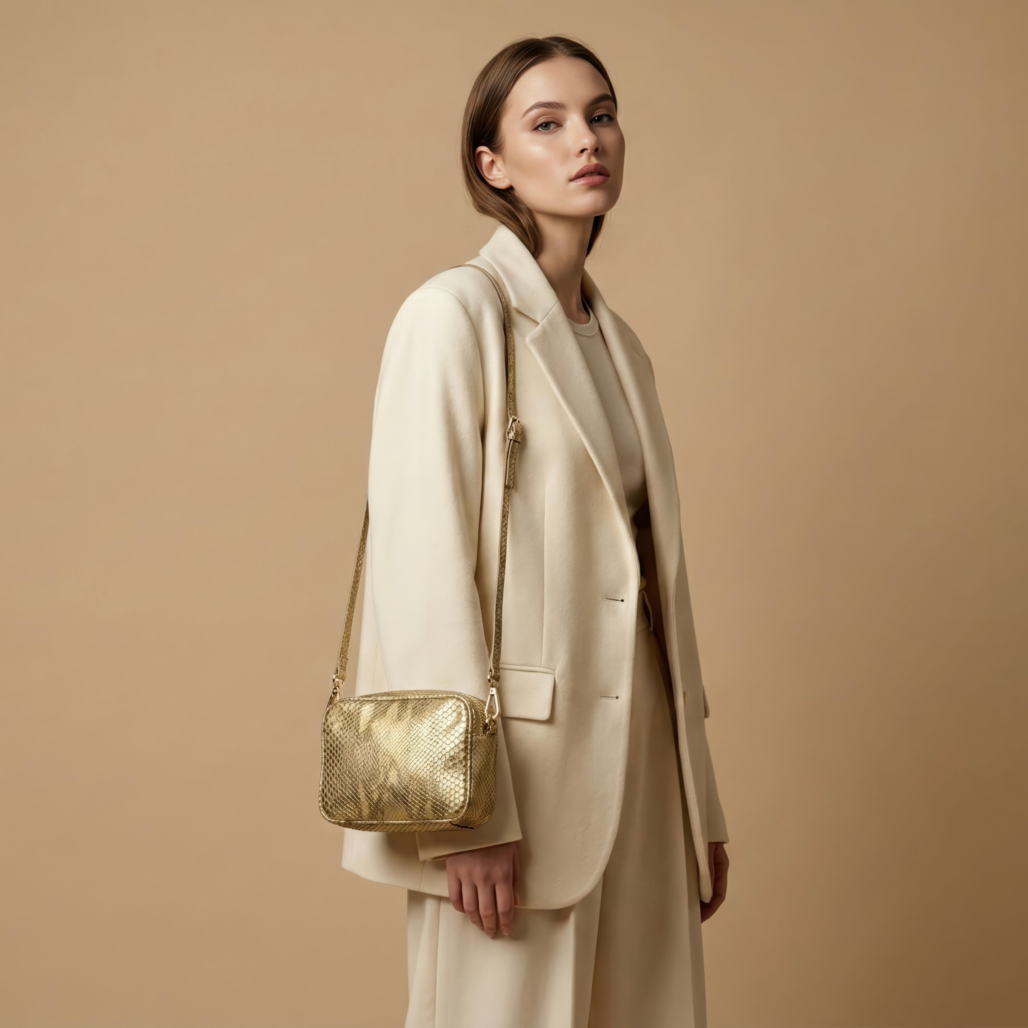 Saponetta Python Gold