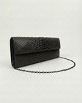 Long Clutch Dark Brown