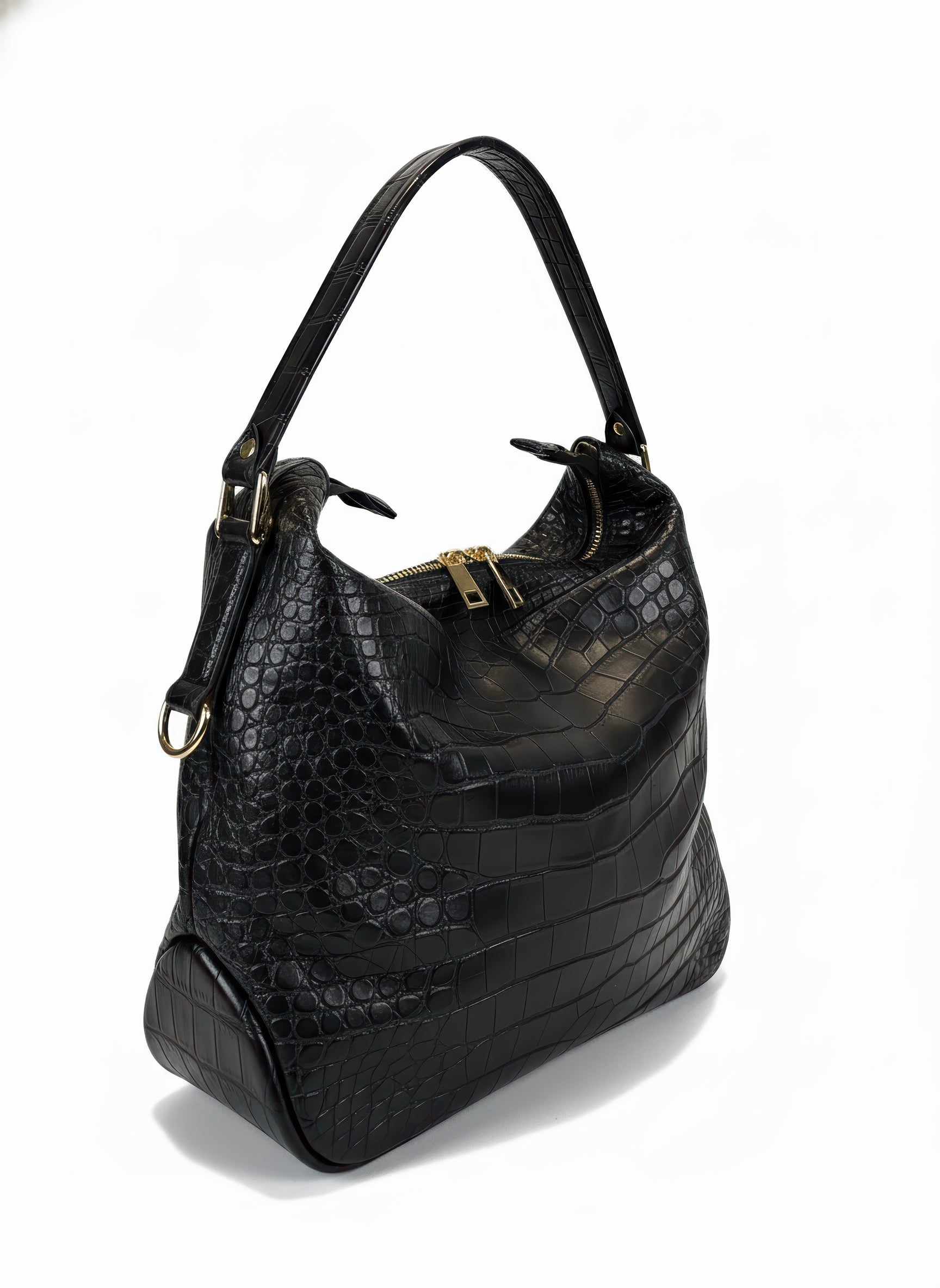Petra Croco Black & Gold