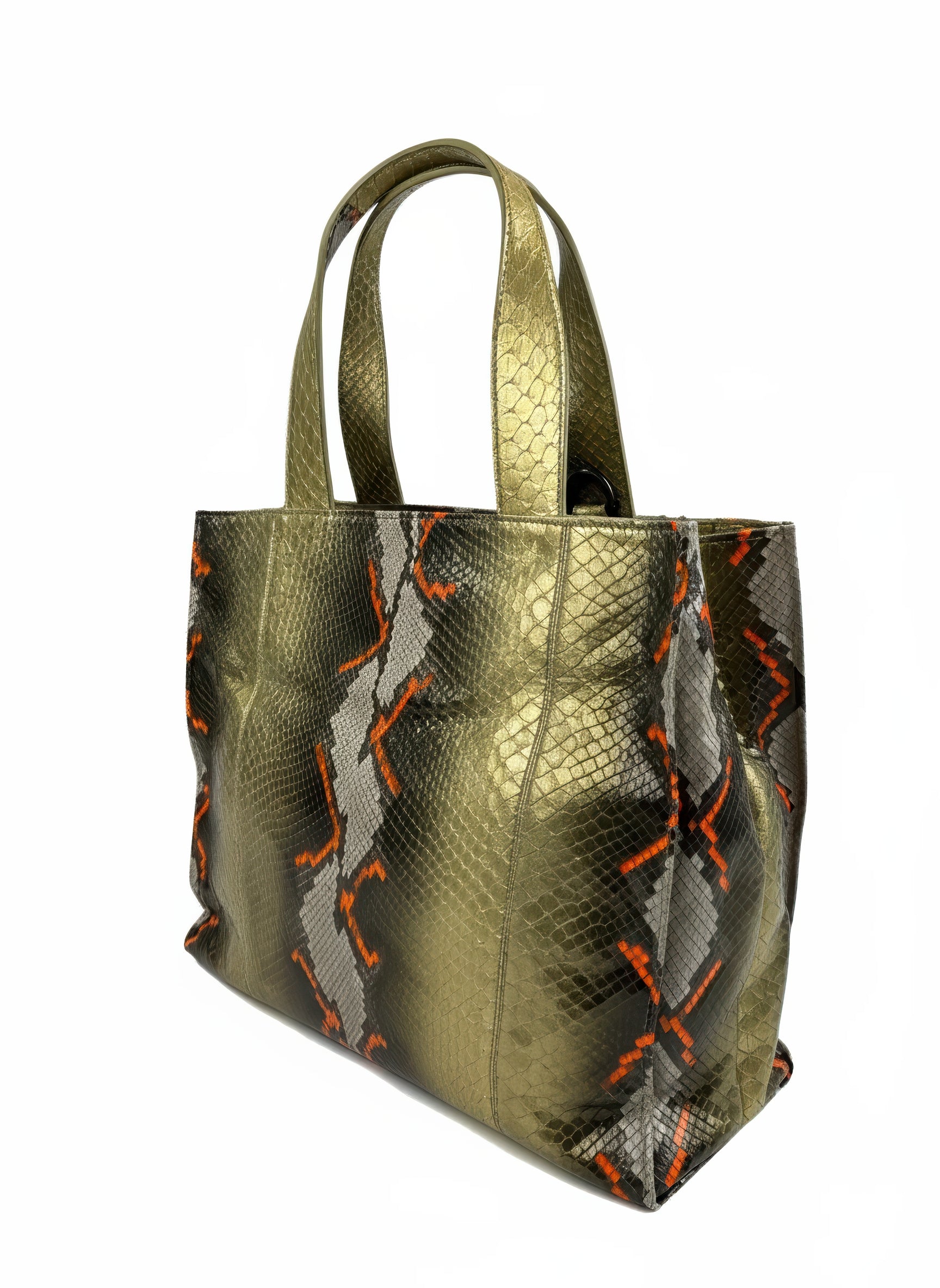 Shopper Python Gold-Orange