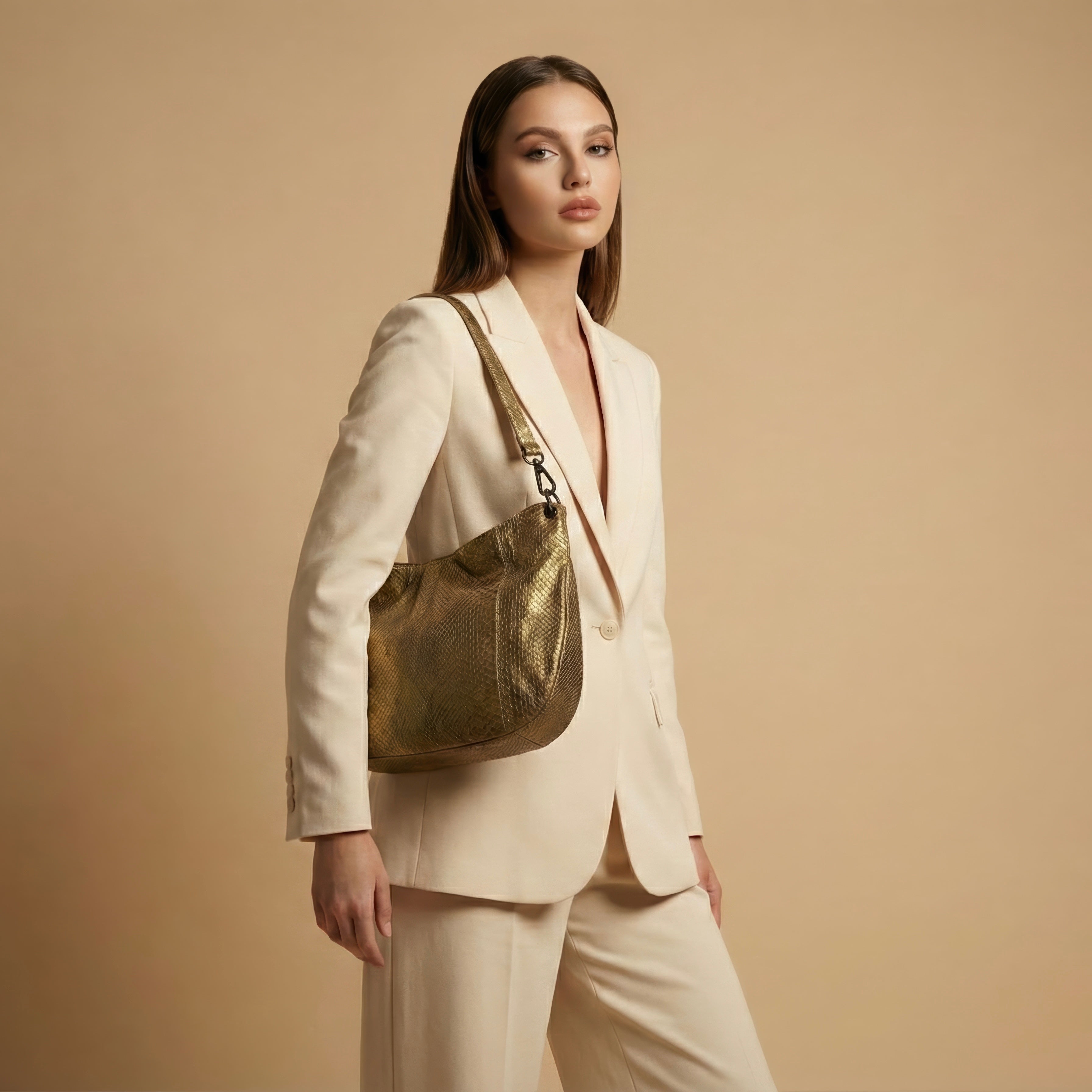 Coachanella Python Gold Metallic