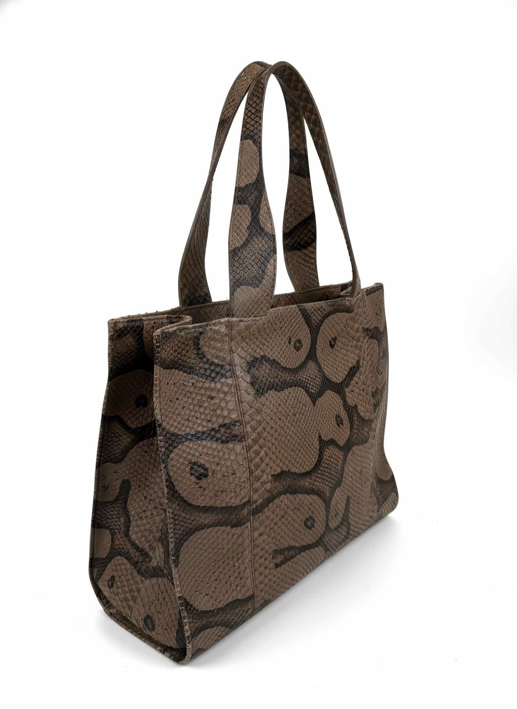 Shopper Python Brown Abstract