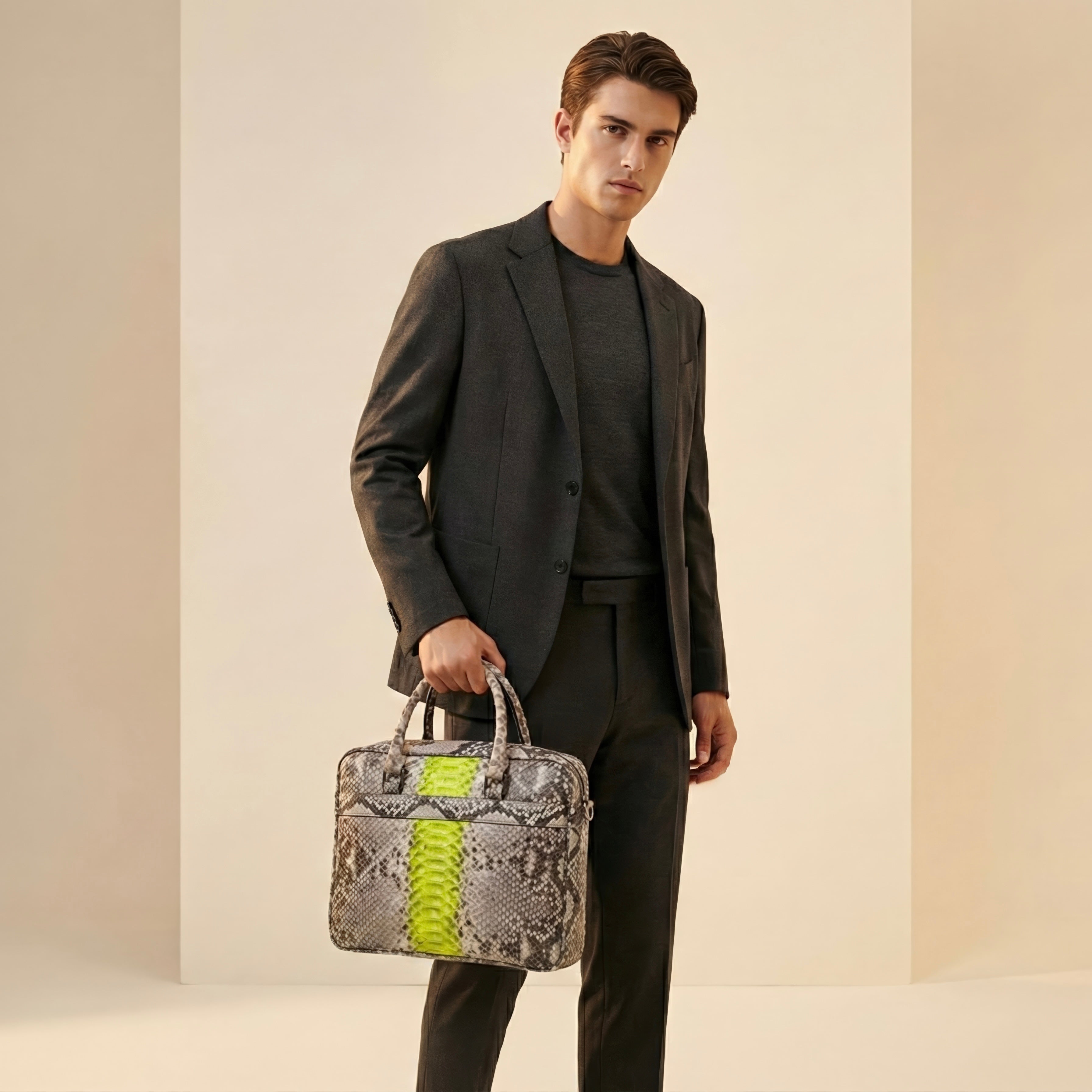 Business Python Grey-Yellow