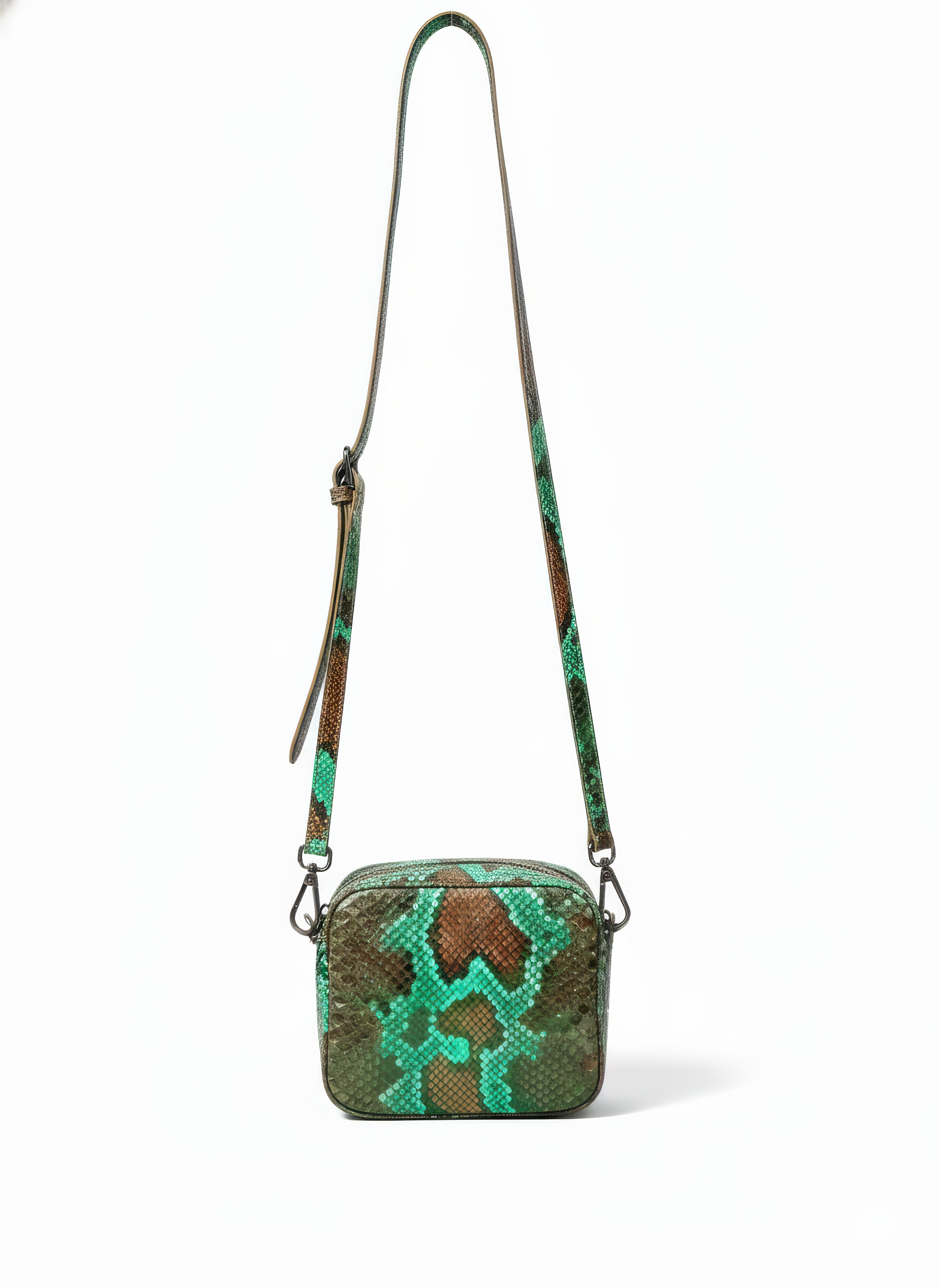 Saponetta Mini Python Brown-Green