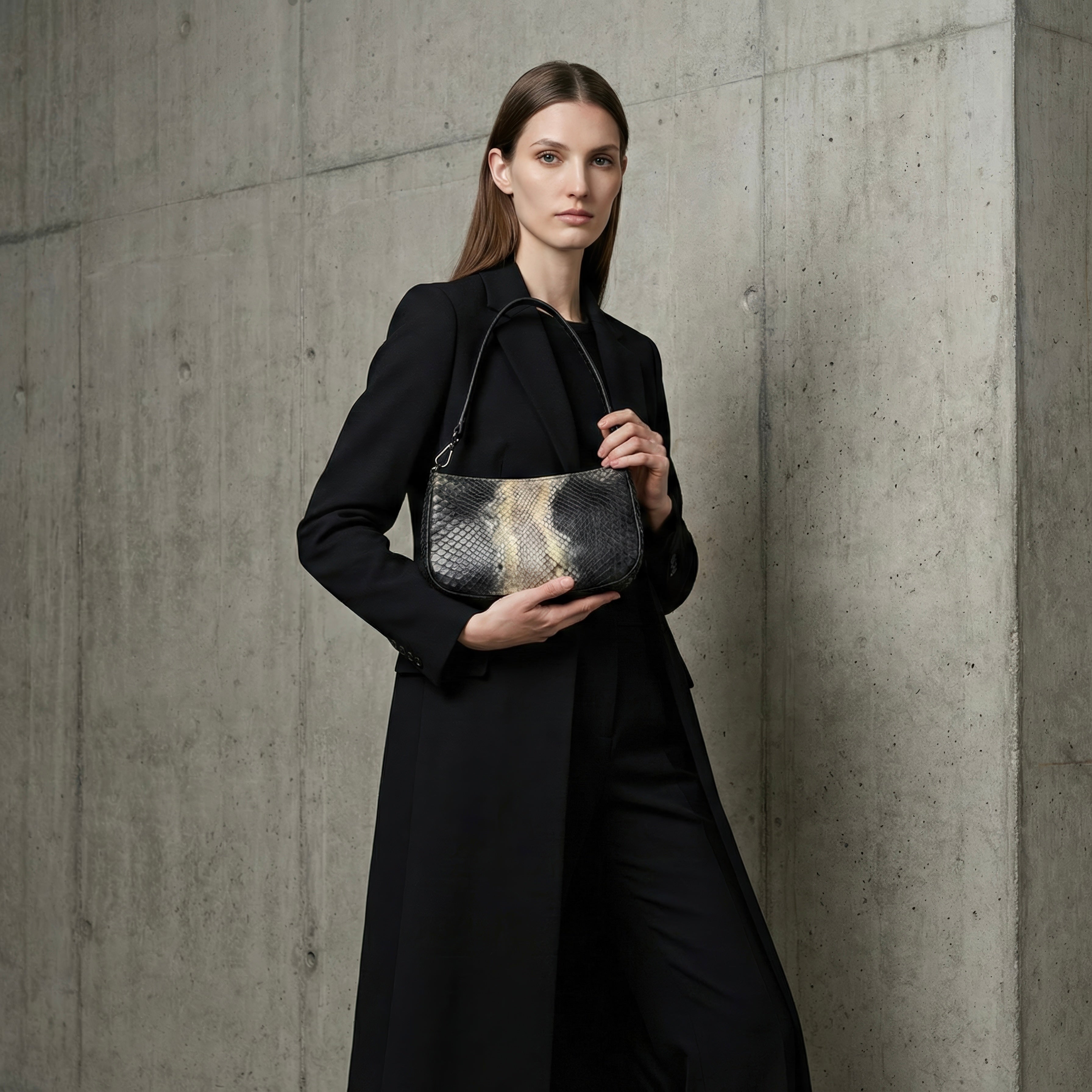 Baguette Python Black-Gold