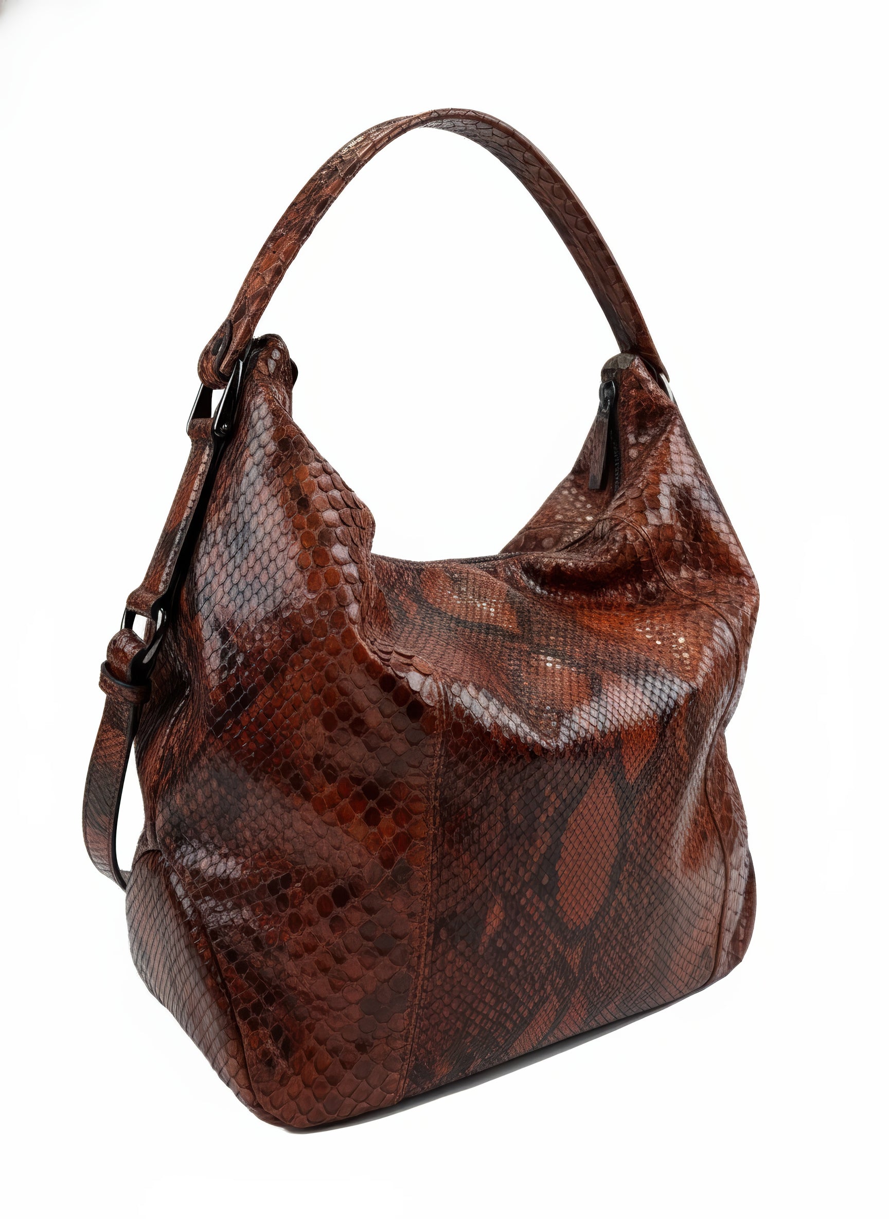 Petra Python Cherry Wood Brown