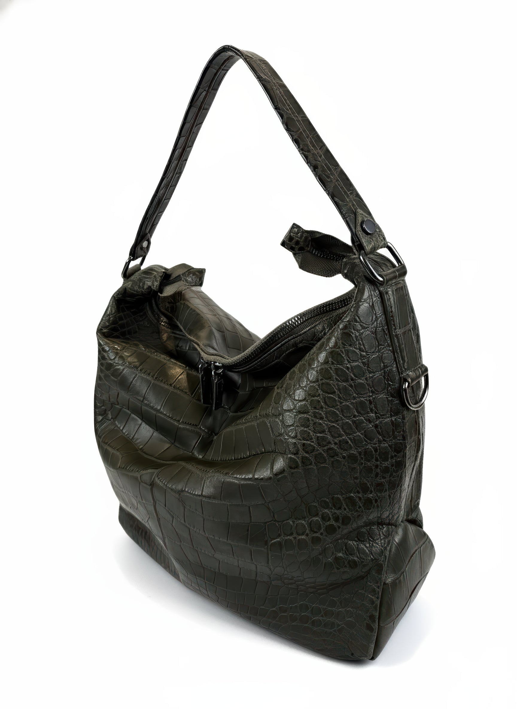 Petra Croco Dark Green