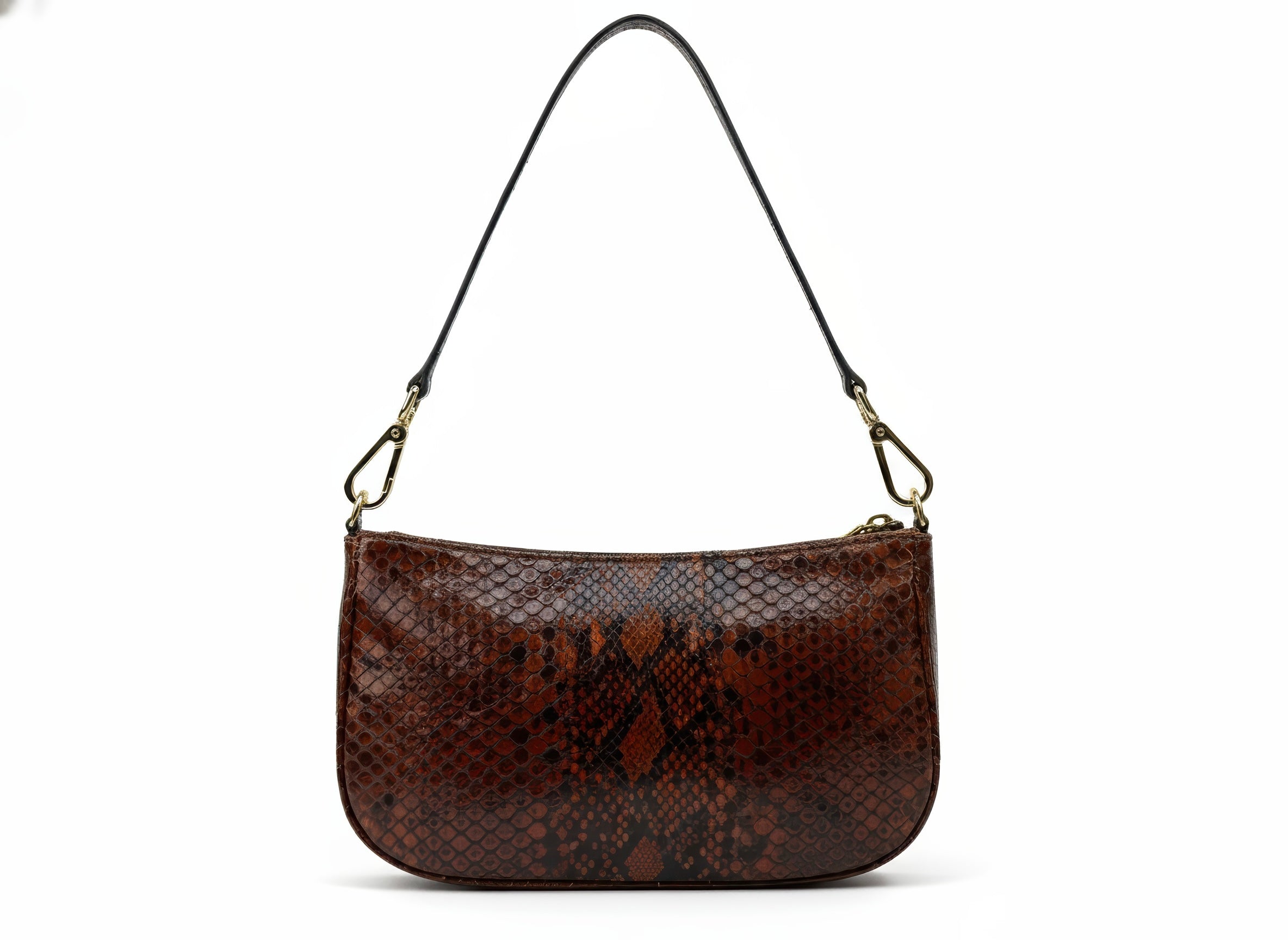 Baguette Python Dark Brown