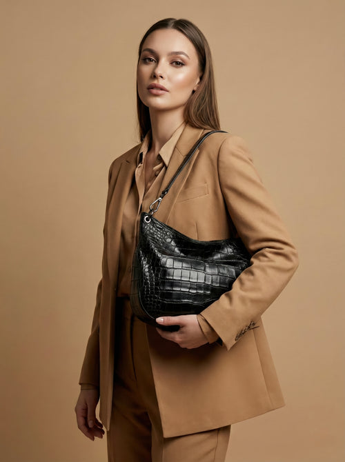 Coachanella Croco Black