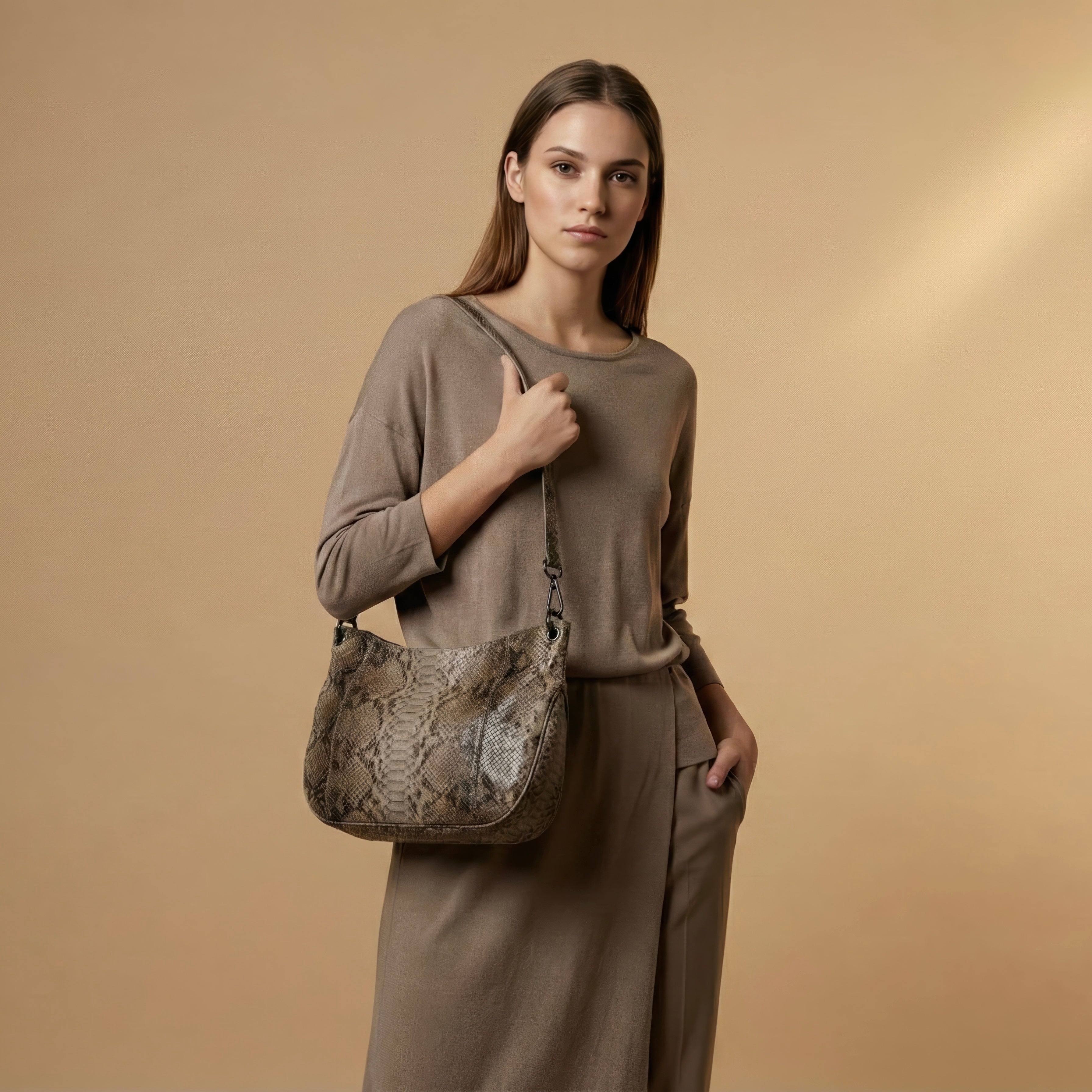 Coachanella Python Brown-Beige