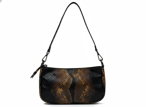 Baguette Python Black-Brown
