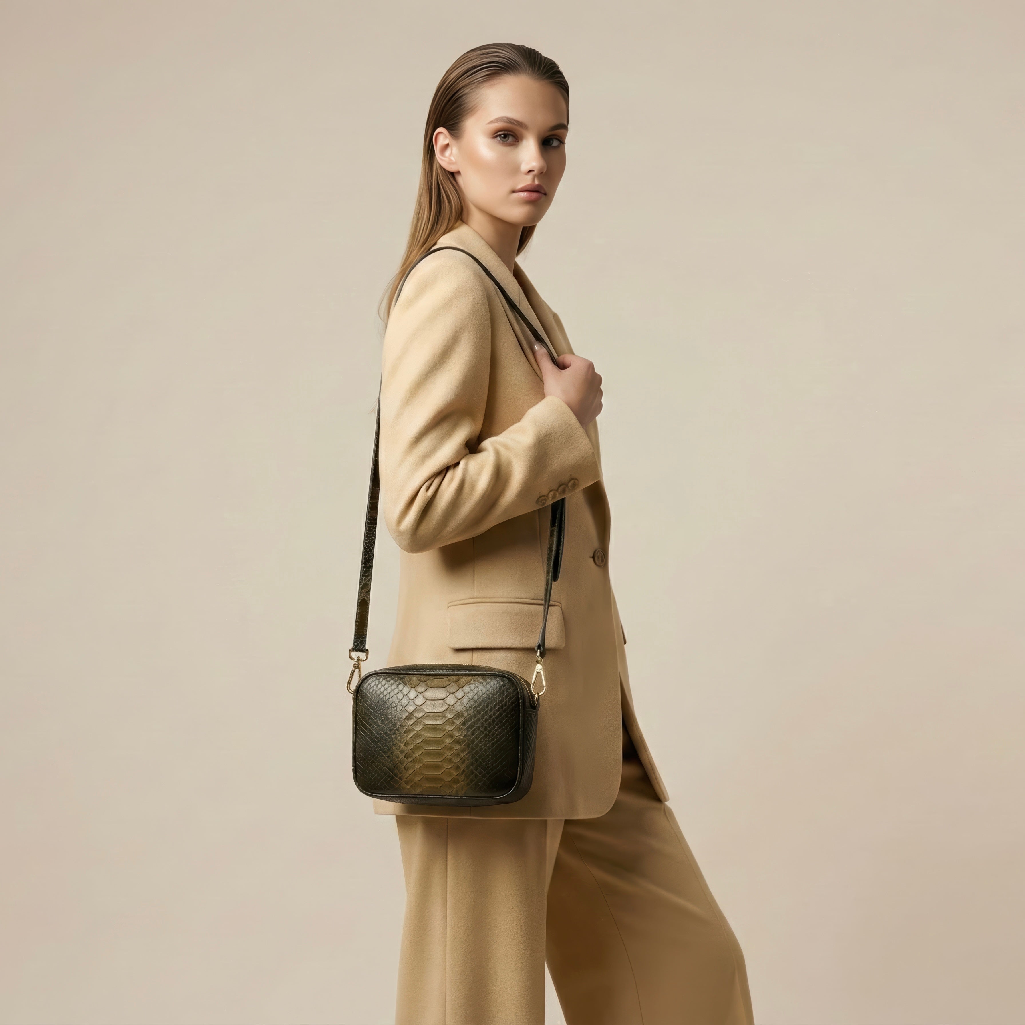 Saponetta Python Brown-Greige