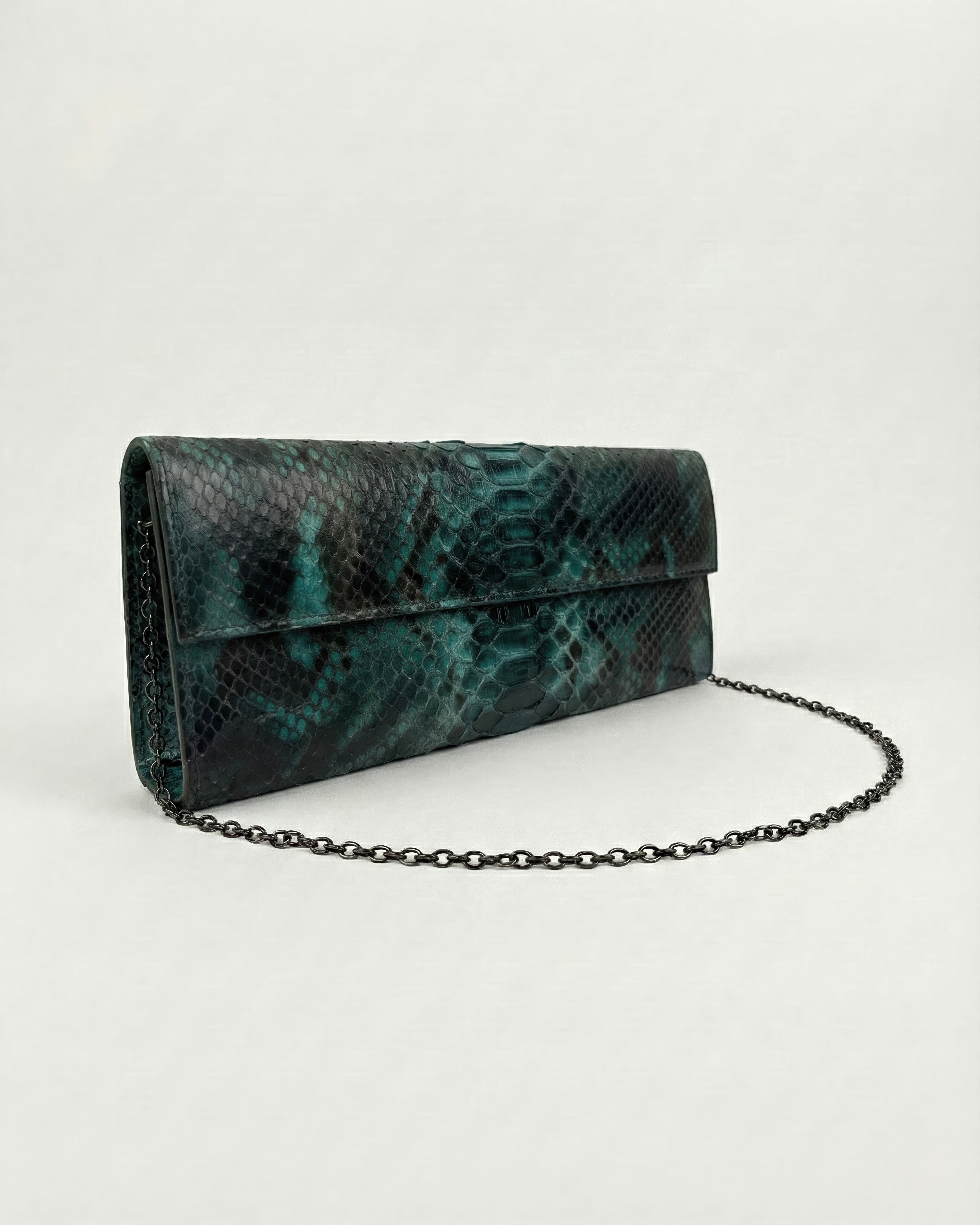 Long Clutch Turquoise