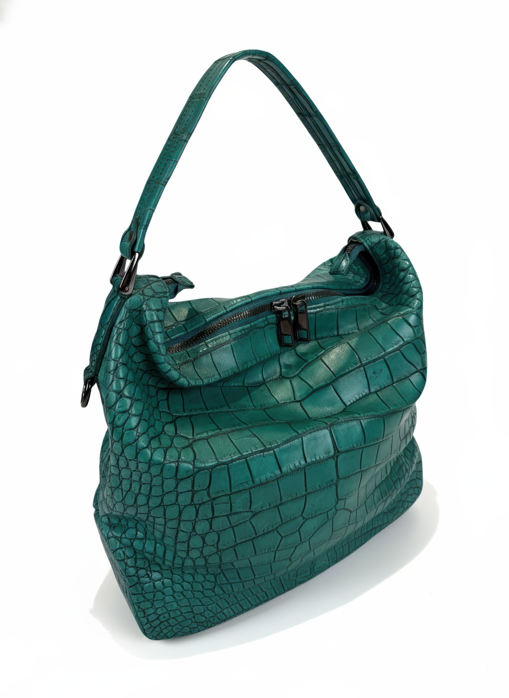 Petra Croco Turquoise