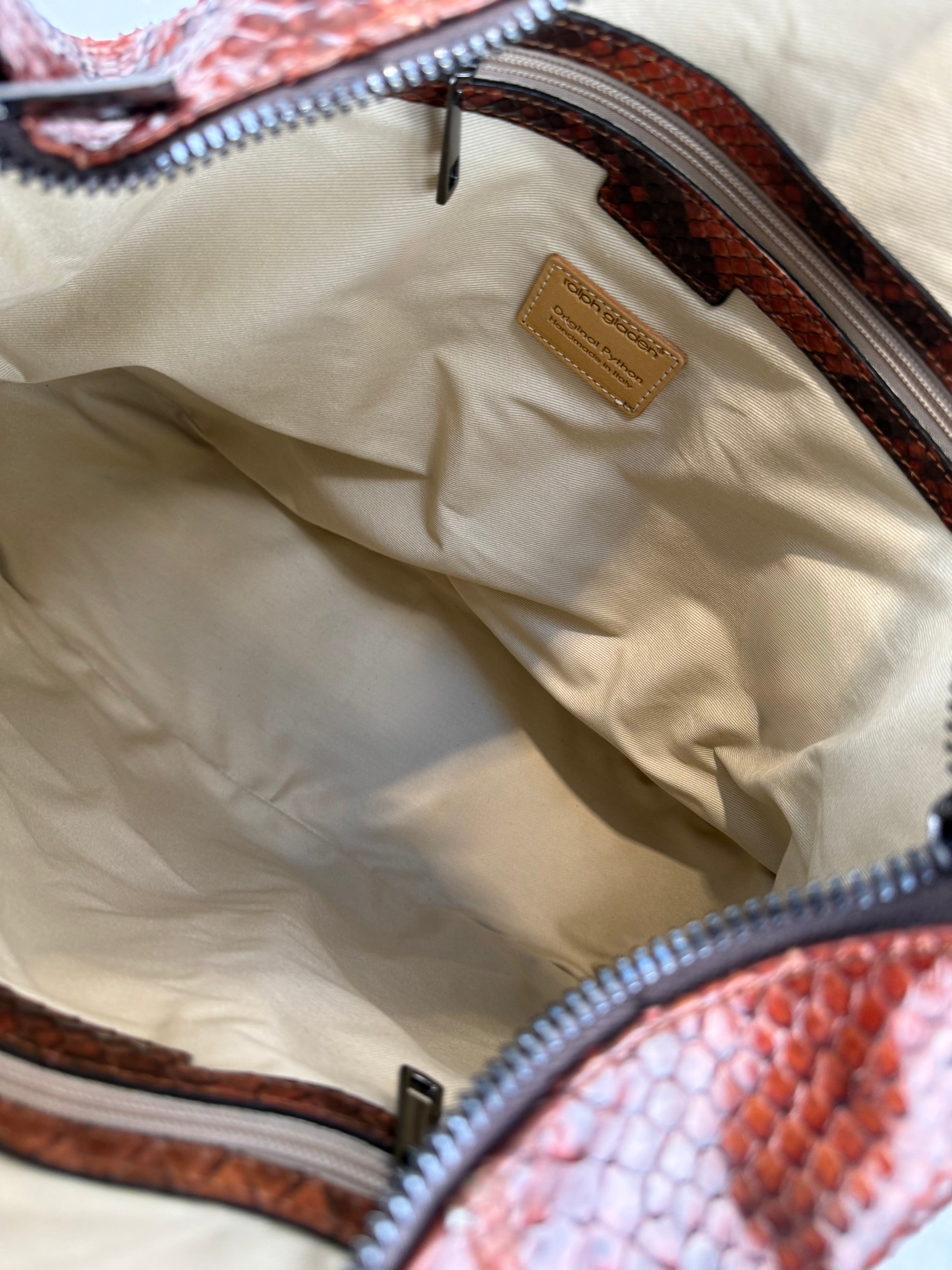 Petra Python Cherry Wood Brown