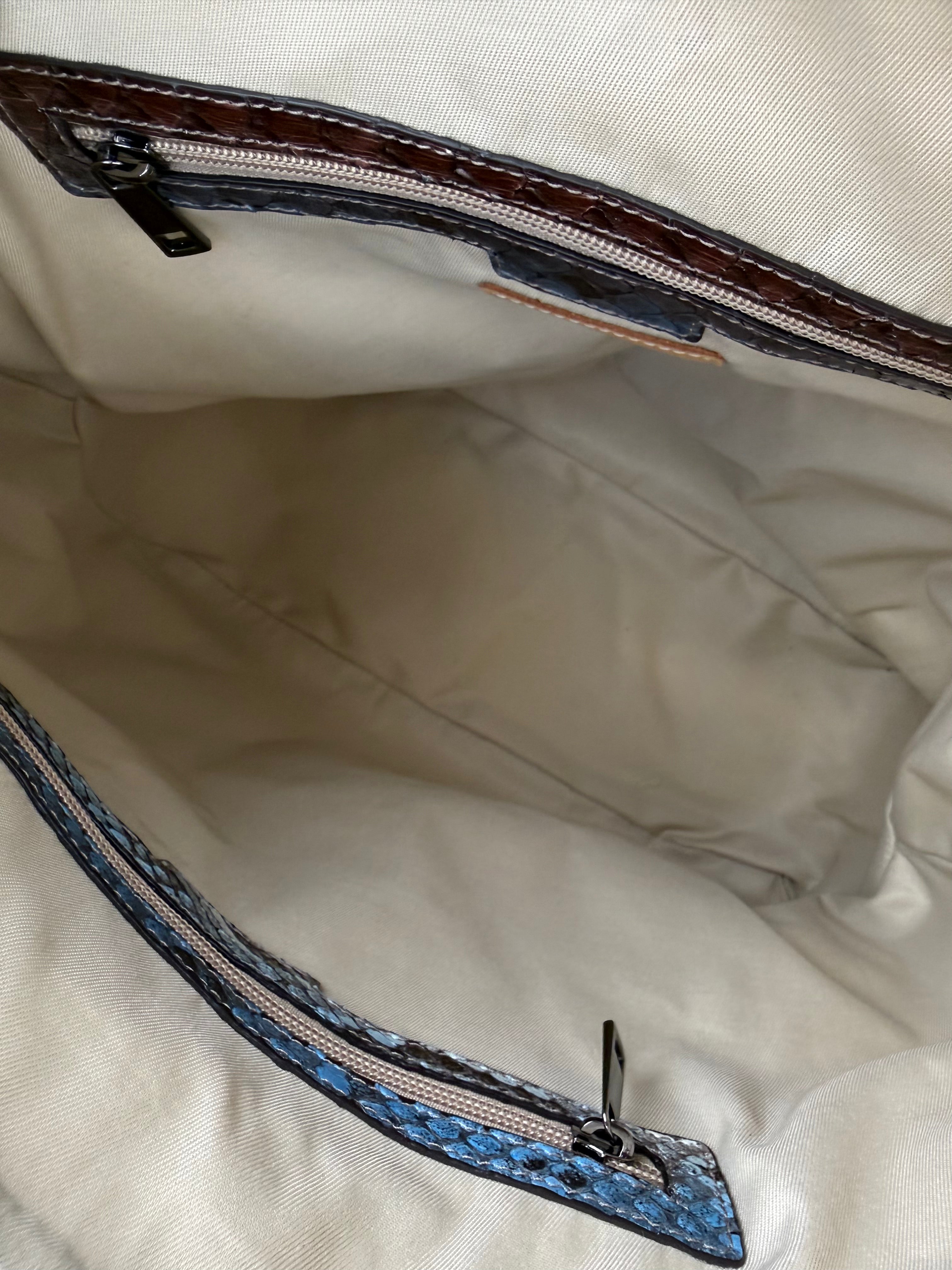 Petra Python Blue-Brown