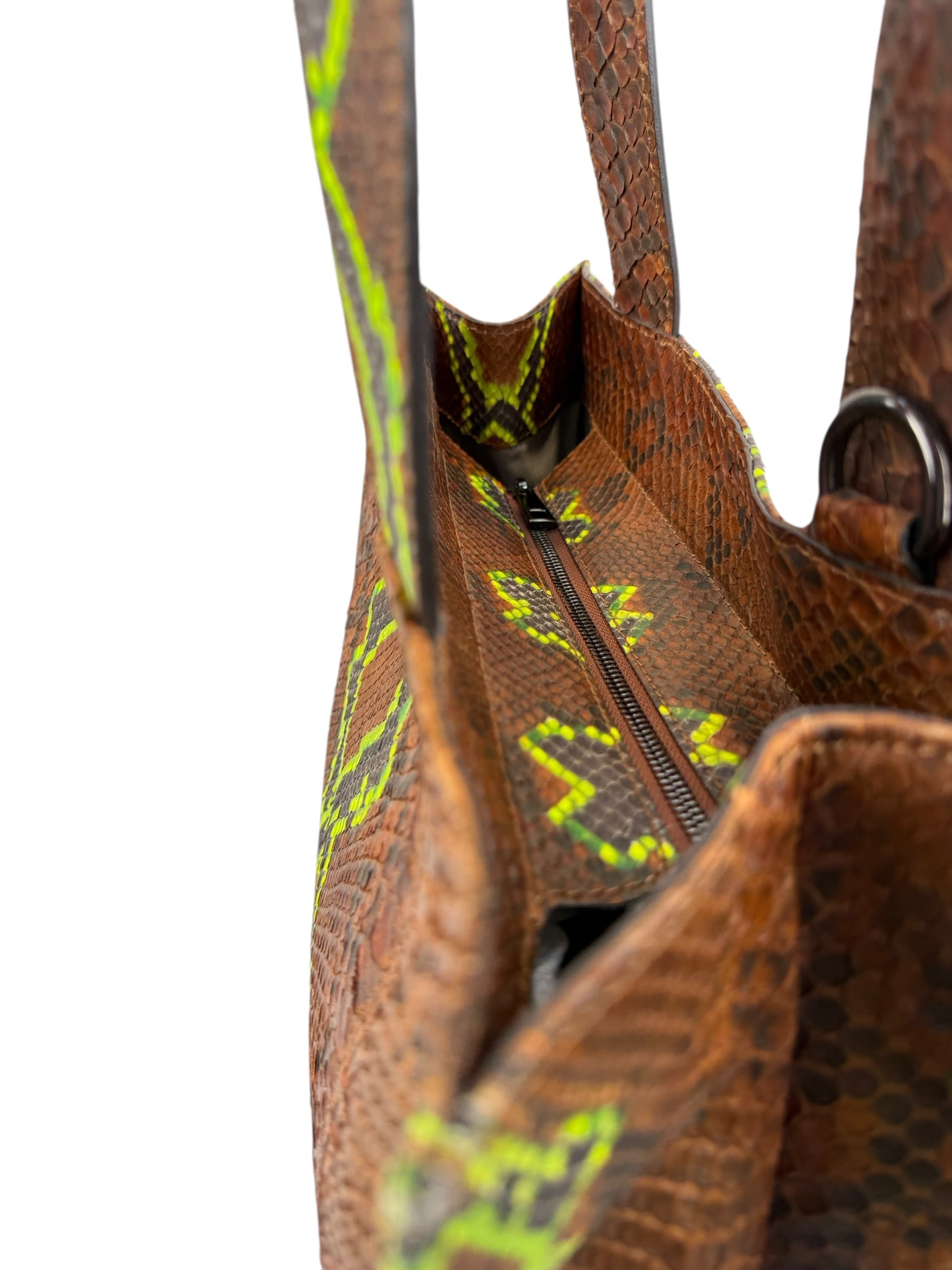 Shopper Python Brown-Green