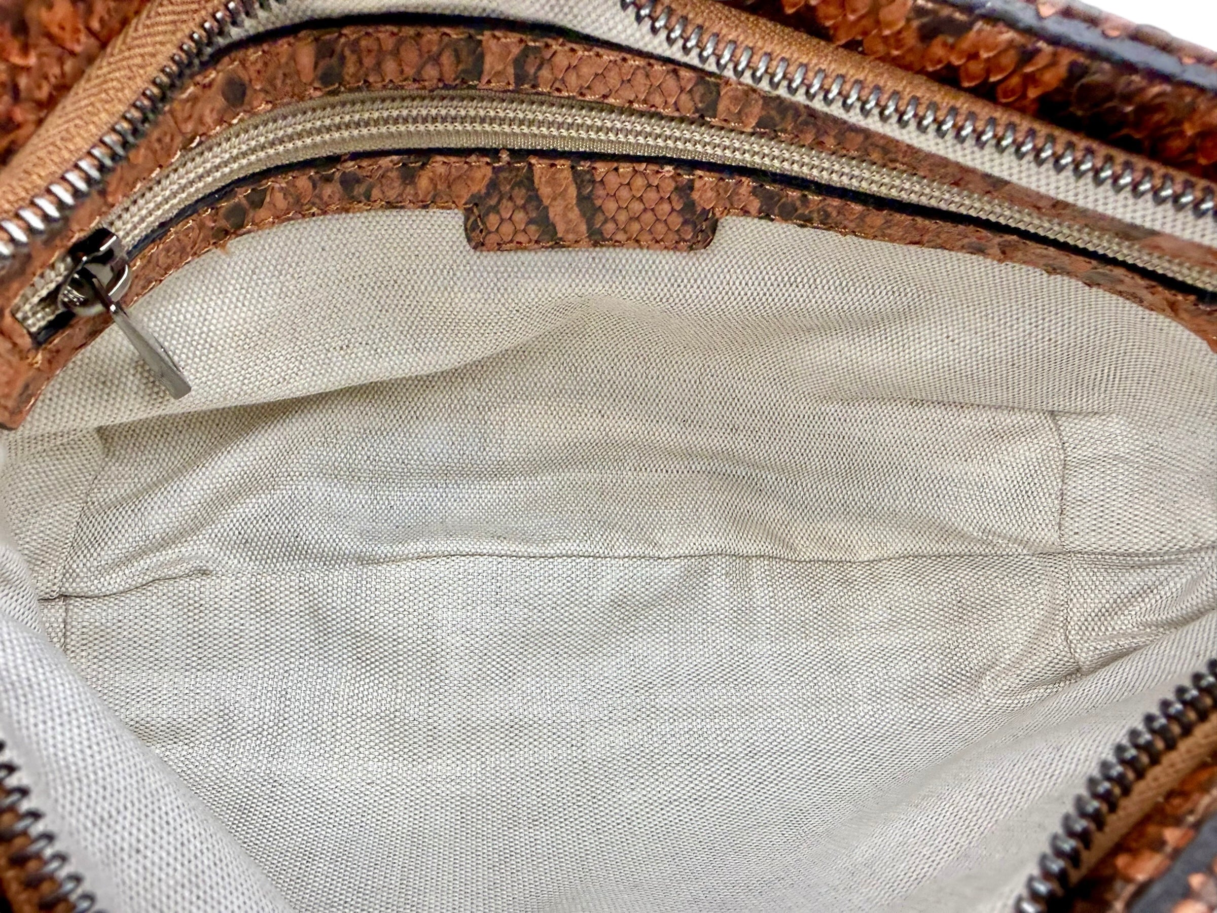 Baguette Python Brown