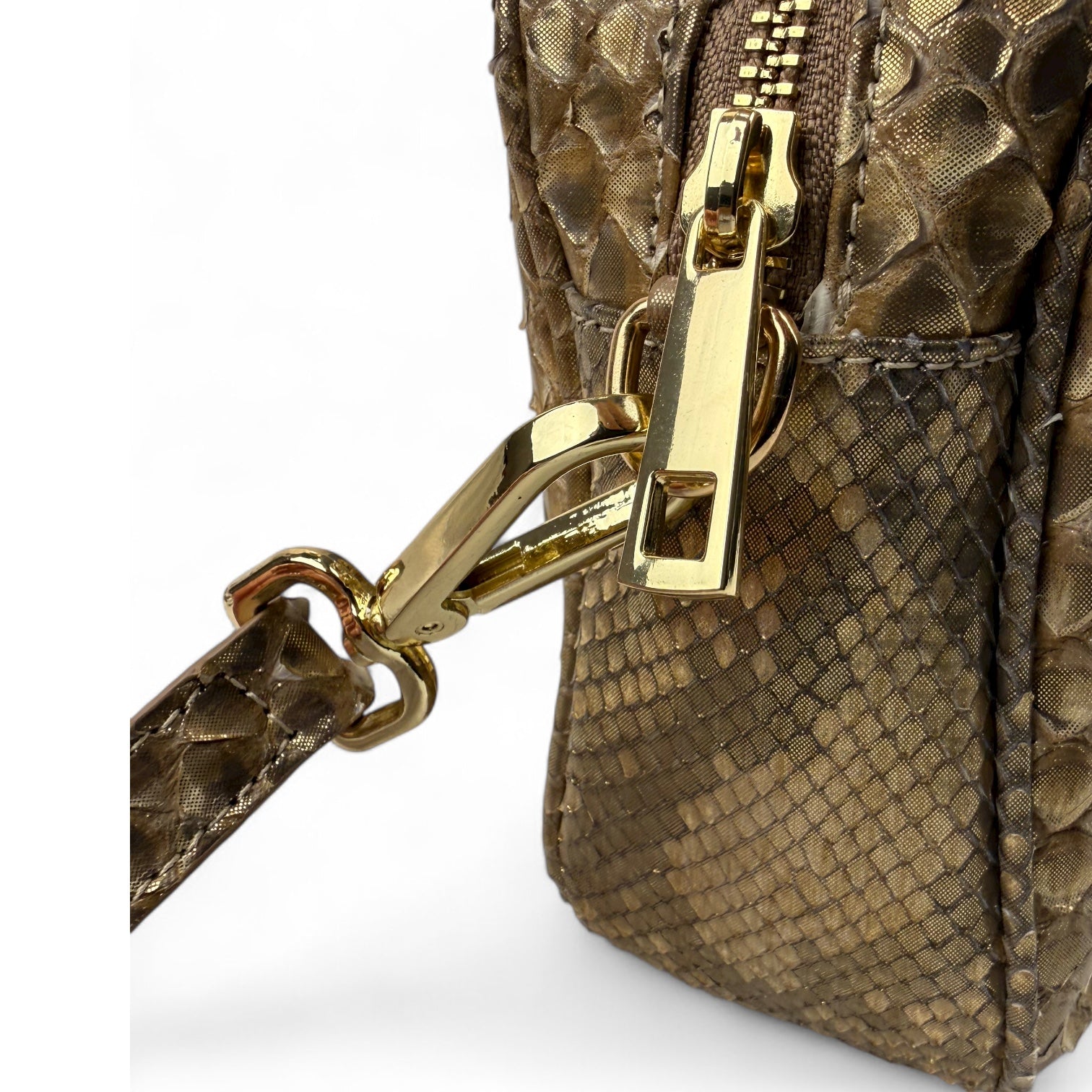 Saponetta Python Gold