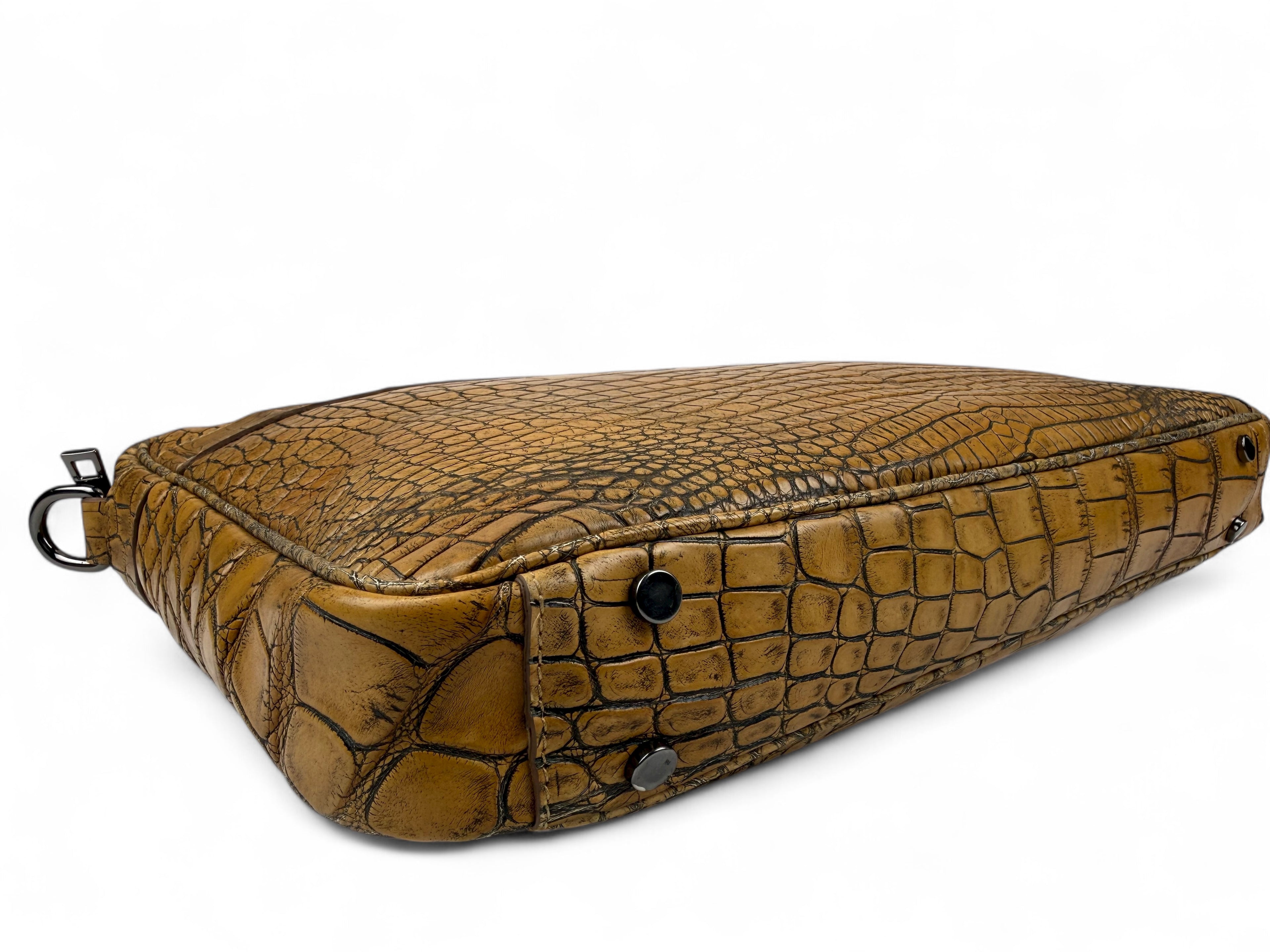 Business Croco Brown