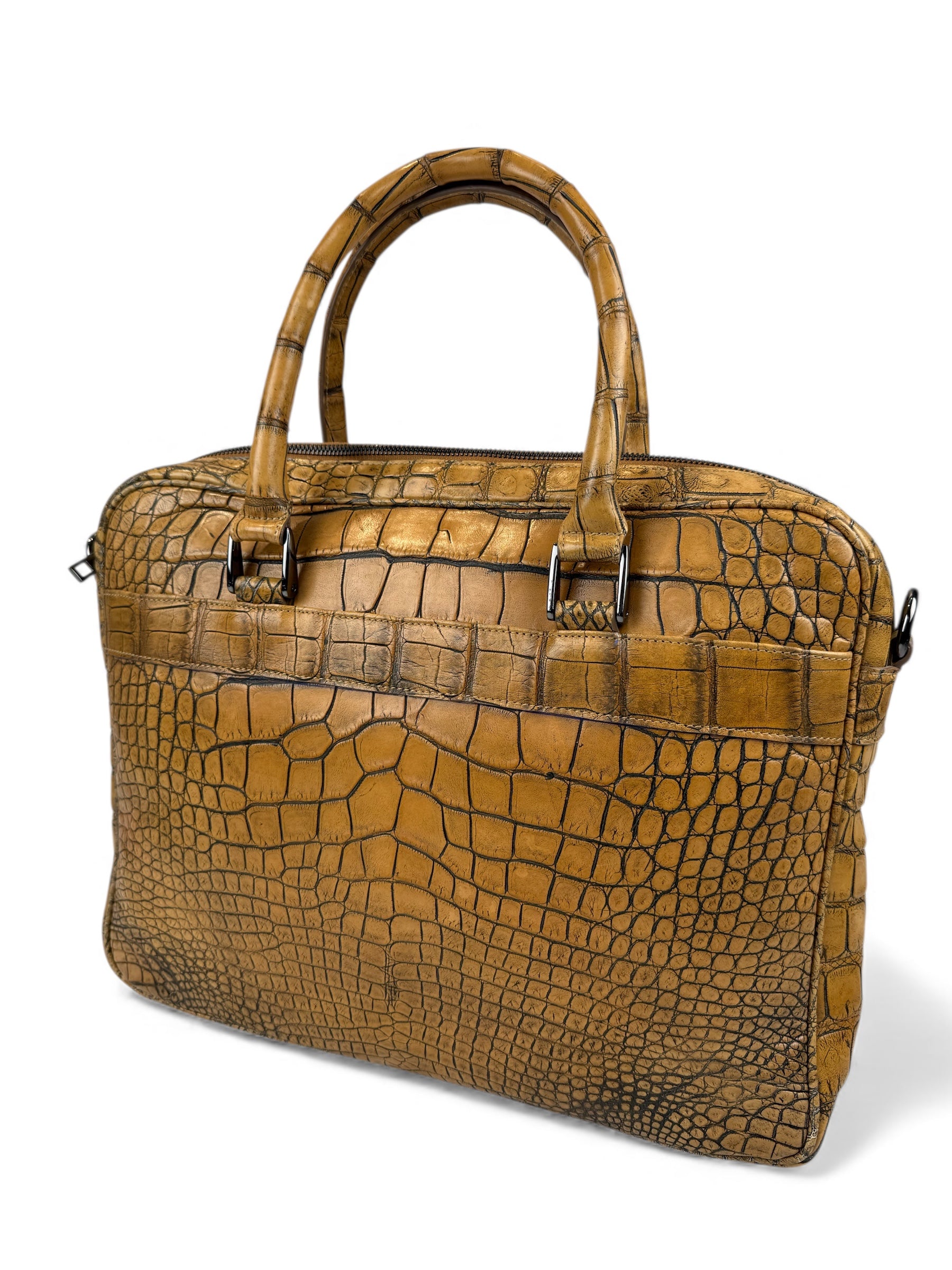 Business Croco Brown