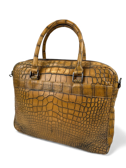 Business Croco Brown