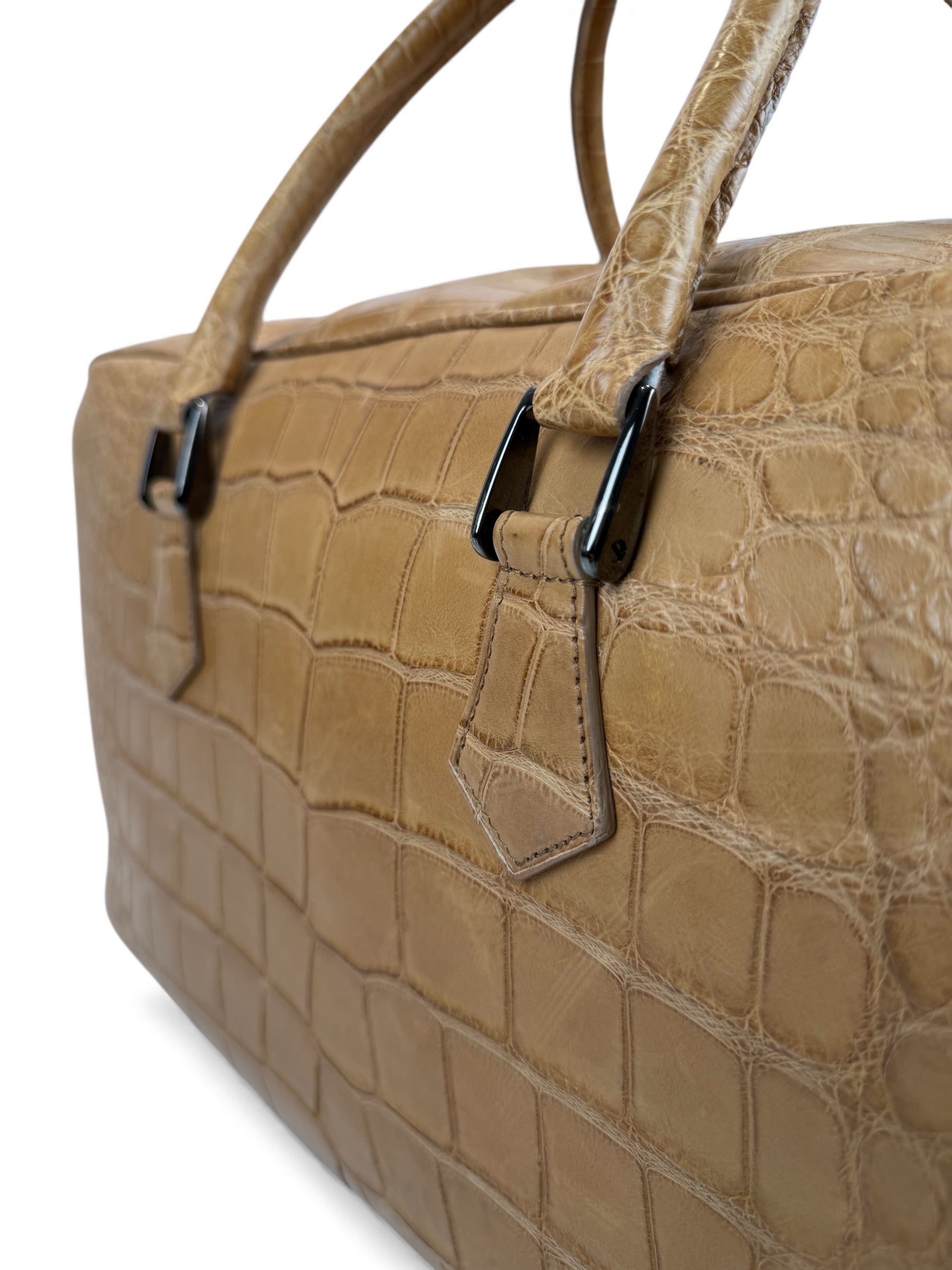 Weekender Croco Caramel
