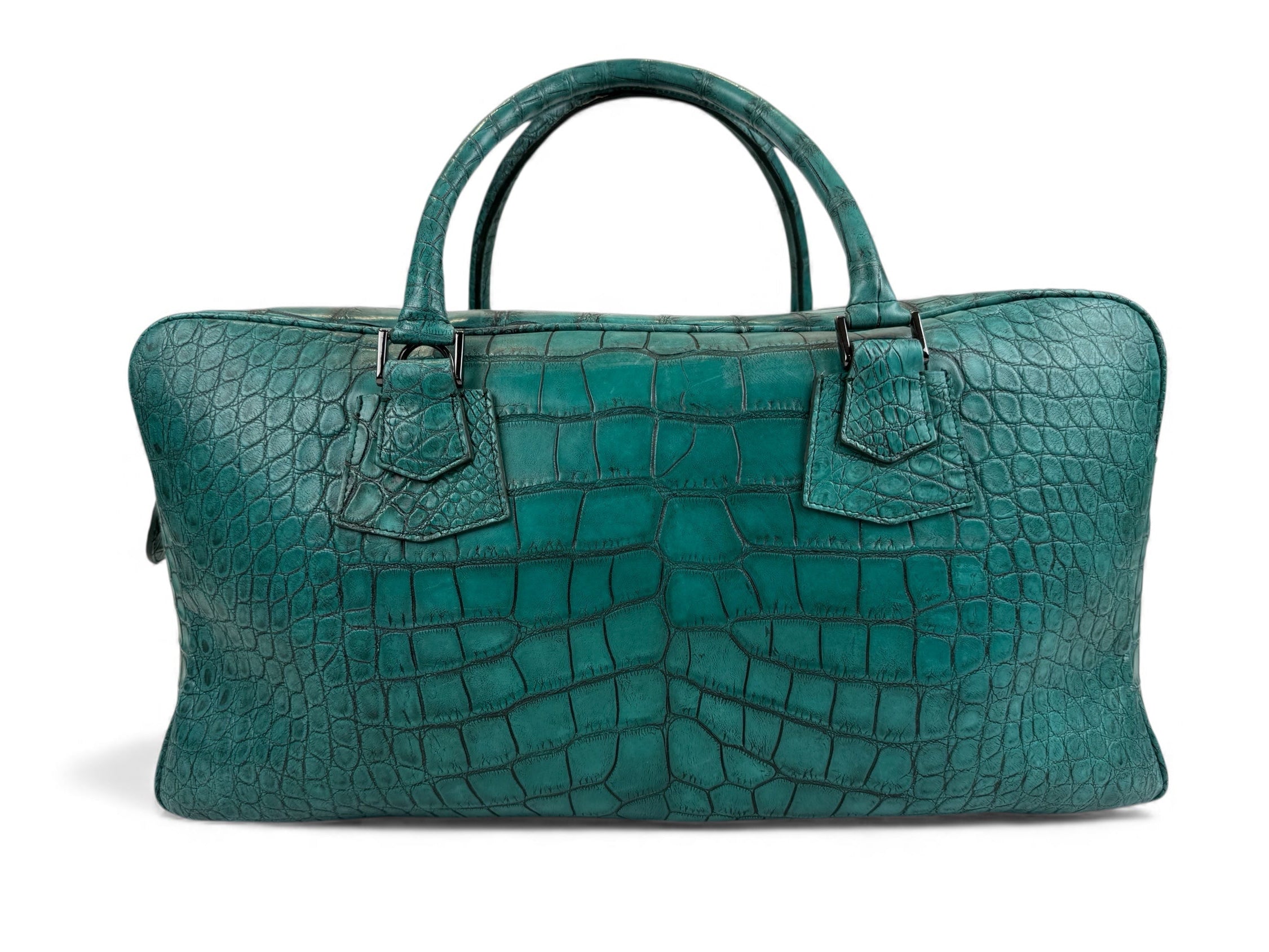 Weekender Croco Aqua