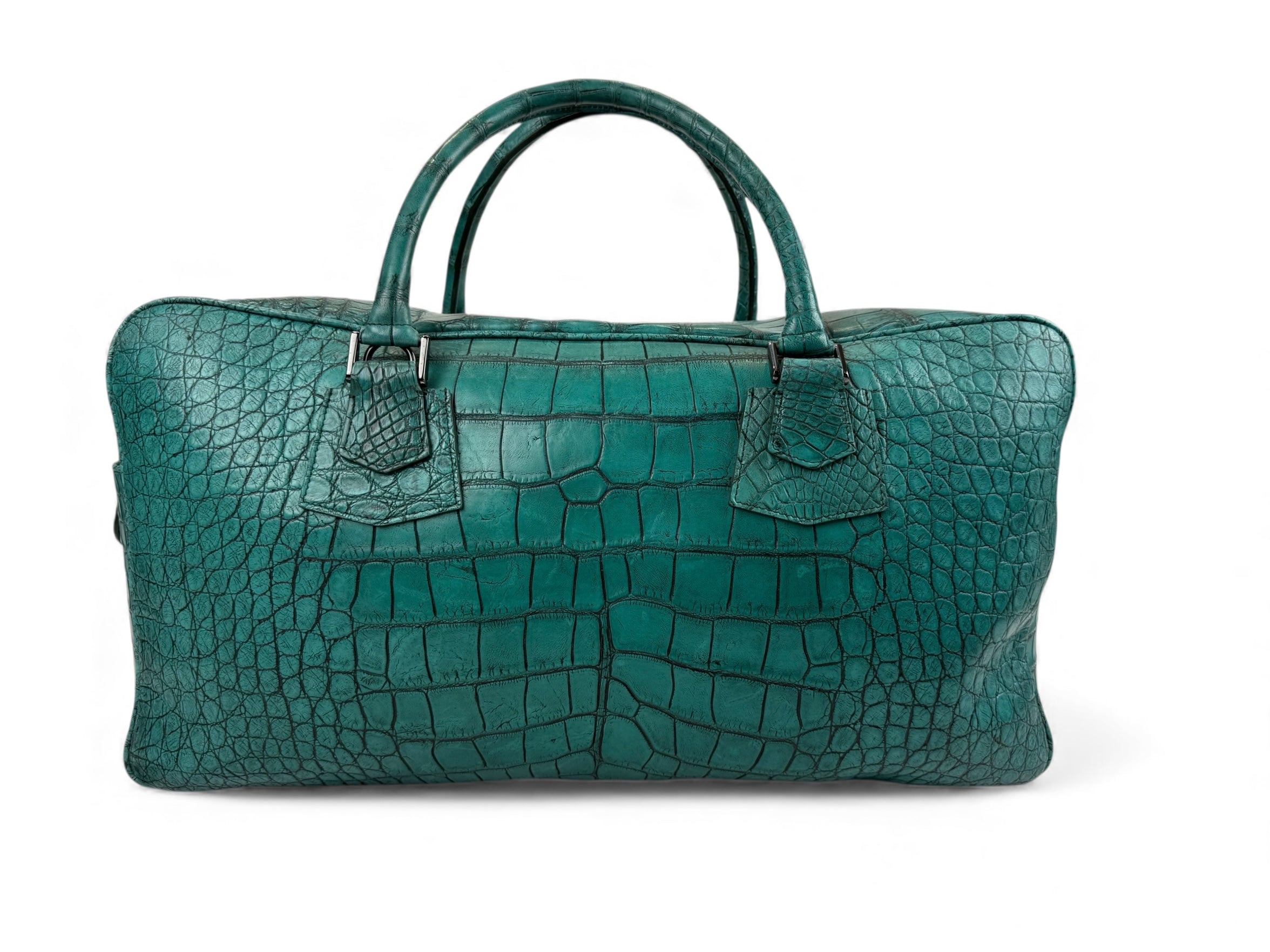 Weekender Croco Aqua