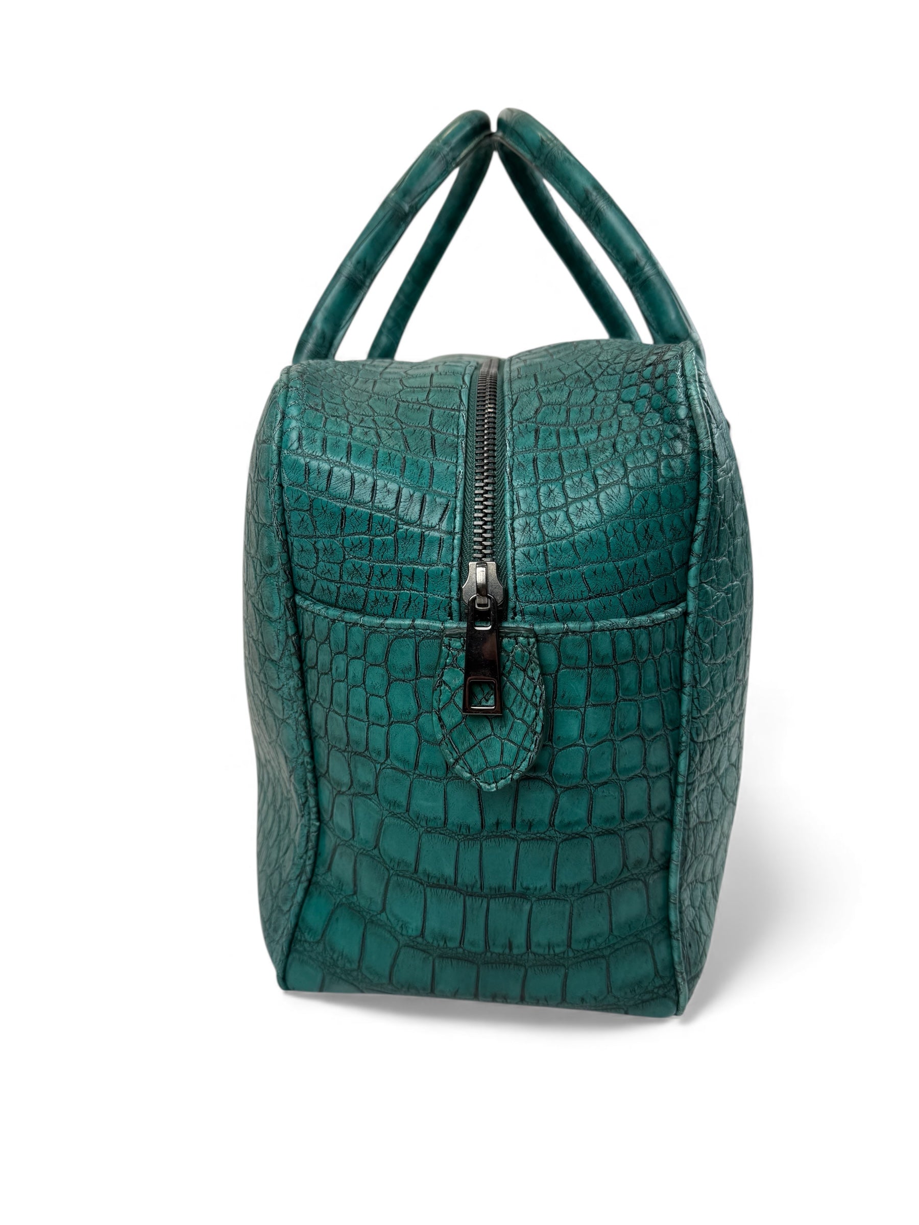 Weekender Croco Aqua