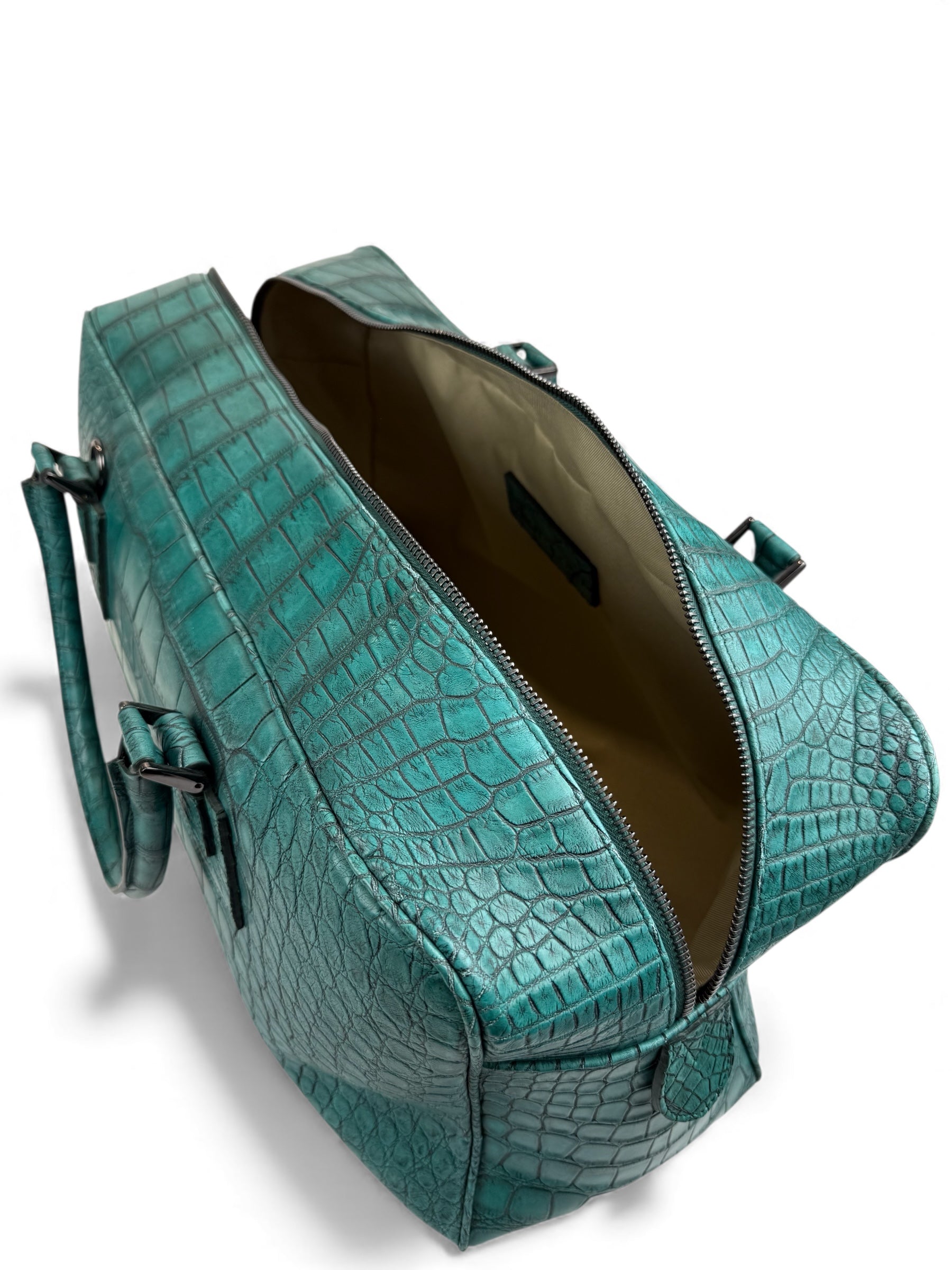 Weekender Croco Aqua