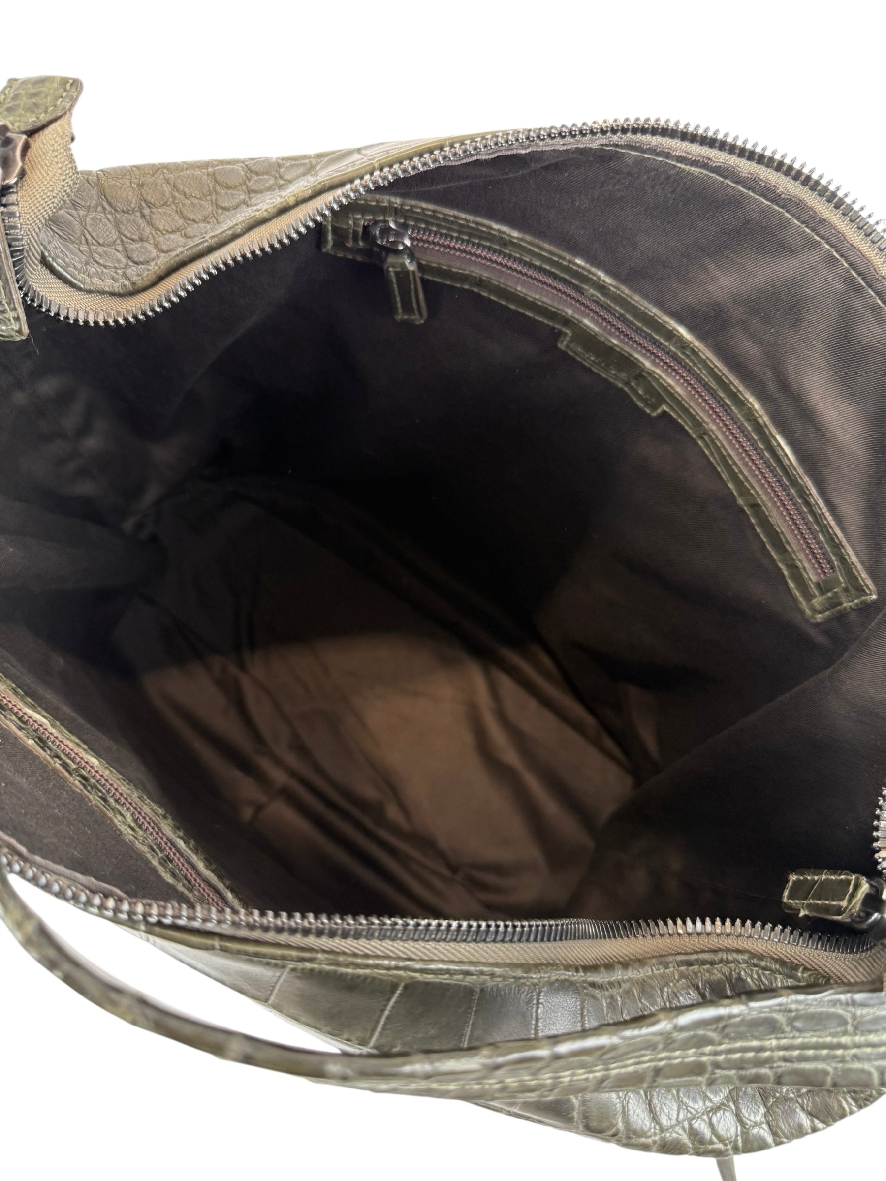 Petra Croco Dark Green