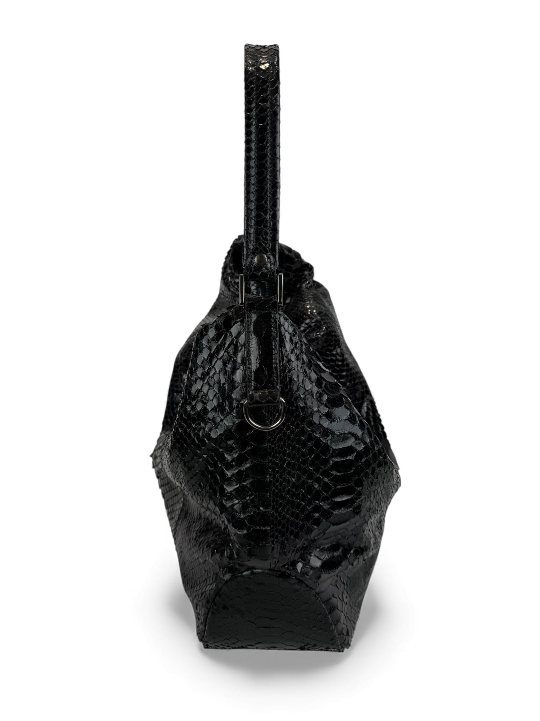 Petra Grande Python Shiny Black