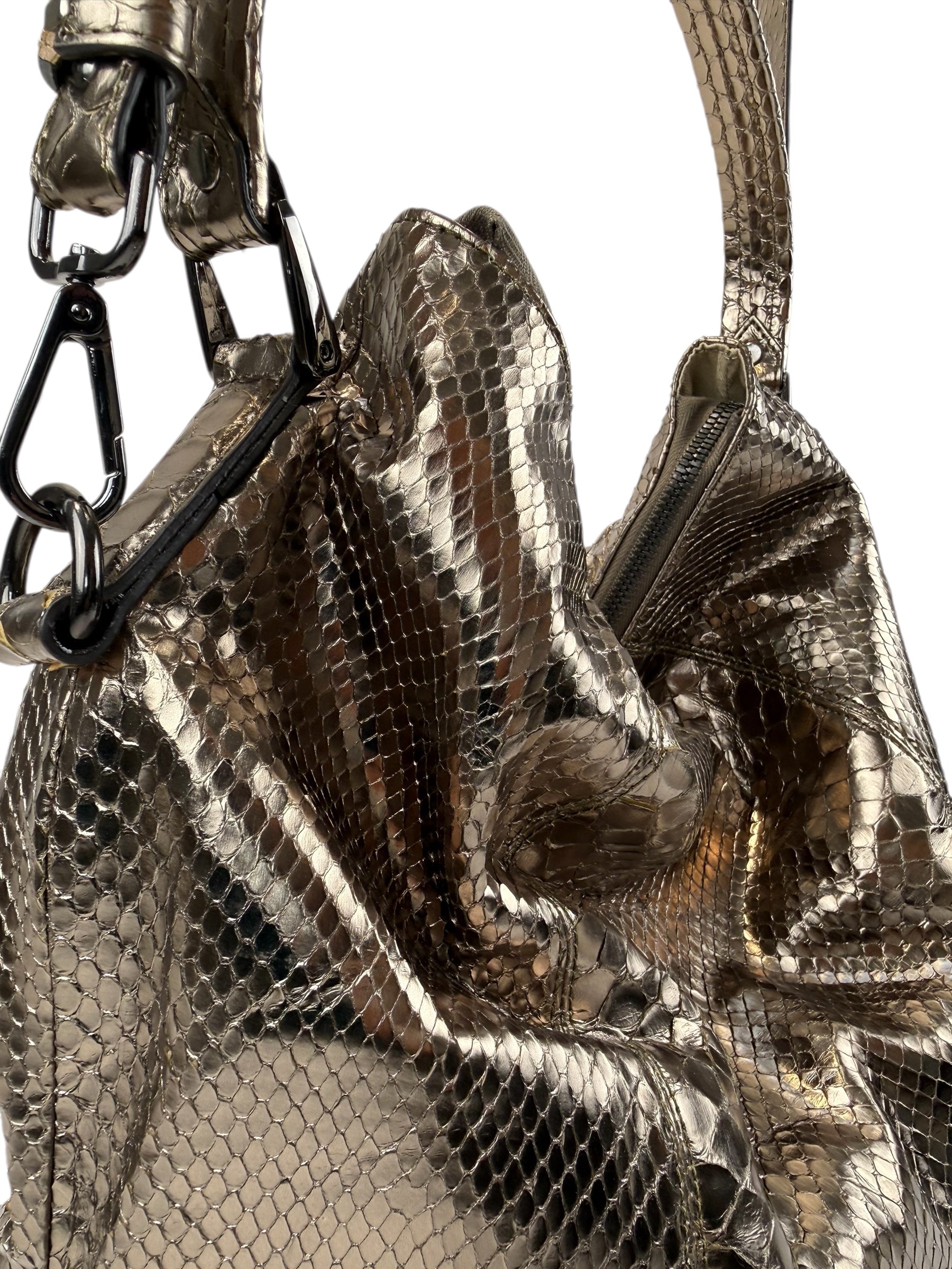 Petra Python Bronze Metallic