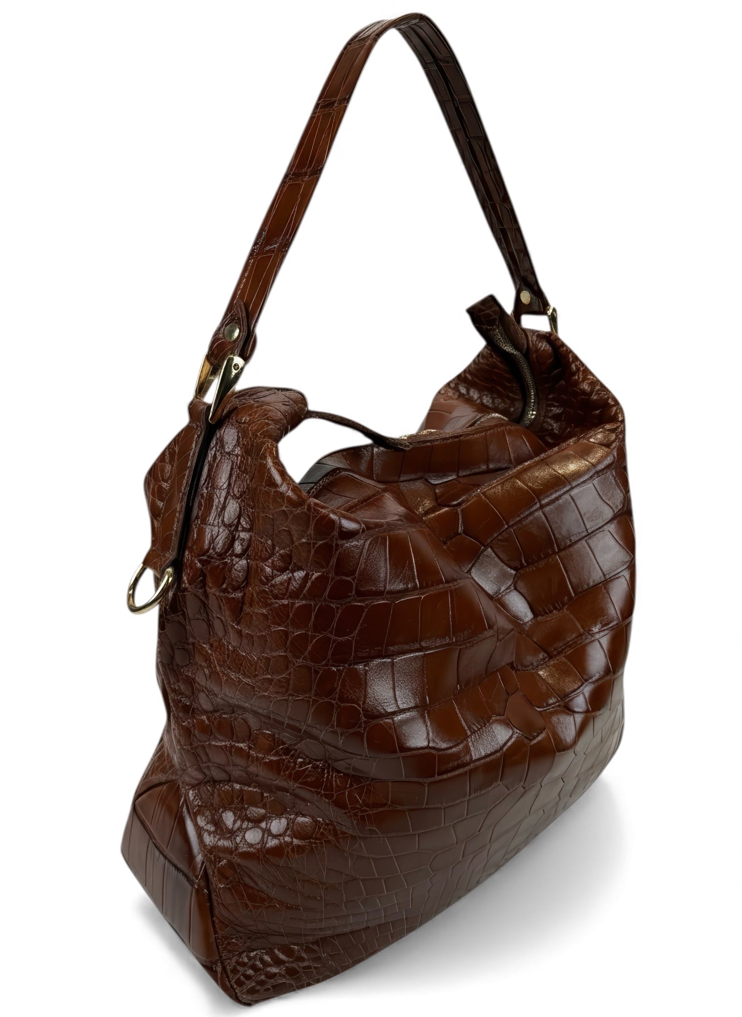Petra Croco Cognac Brown