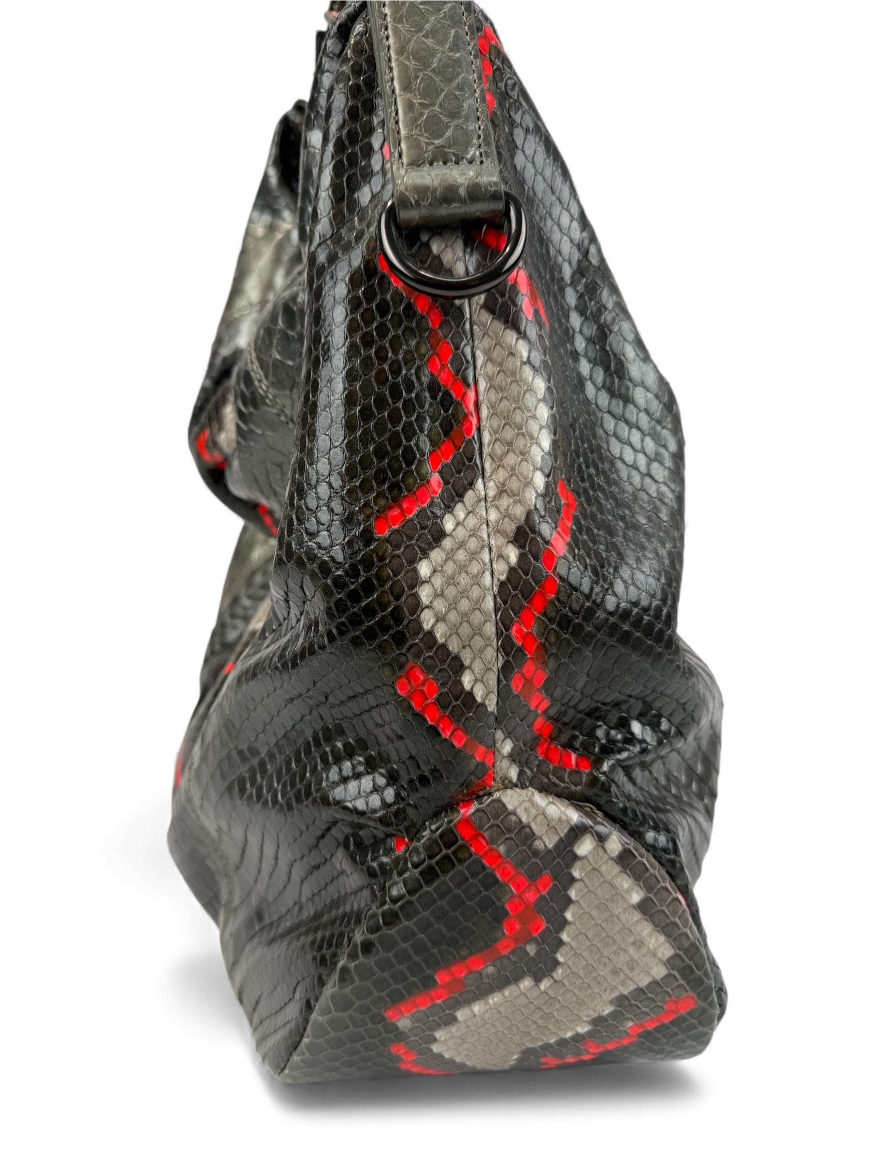 Petra Python Silver-Red